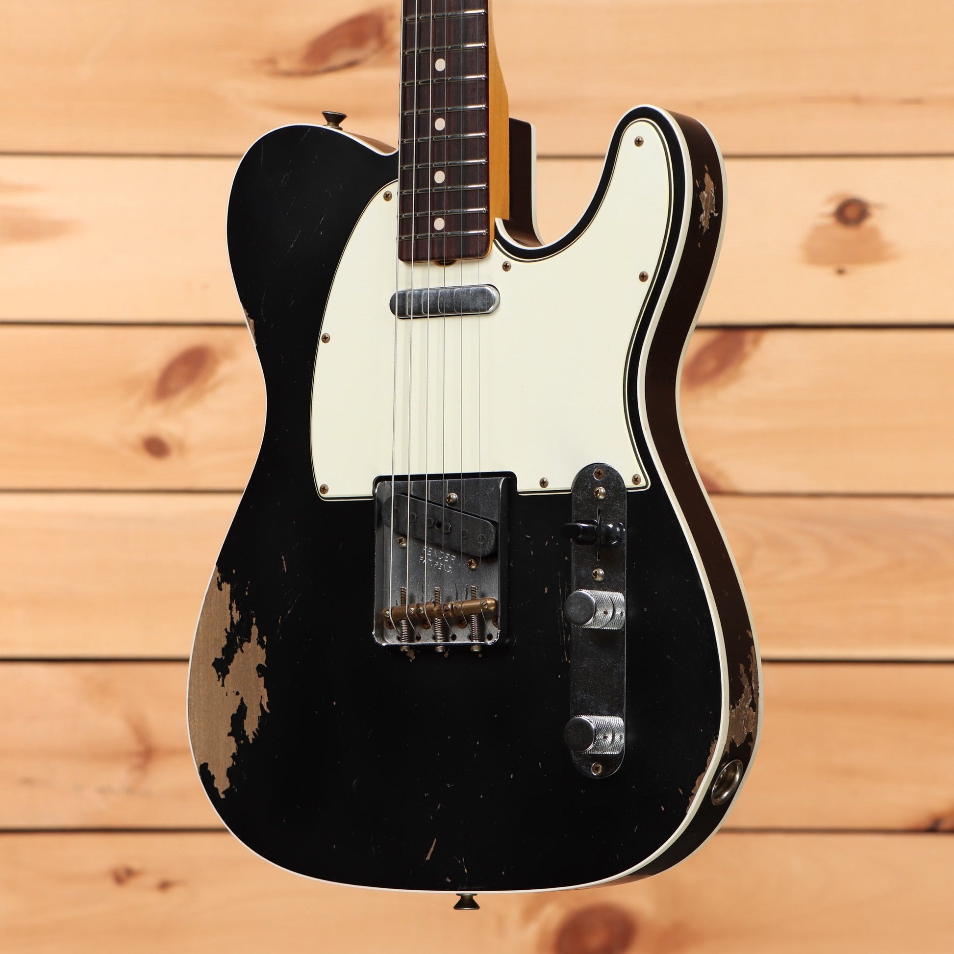 Fender Custom Shop Limited Masterbuilt David Brown 1963 Telecaster Relic - Black