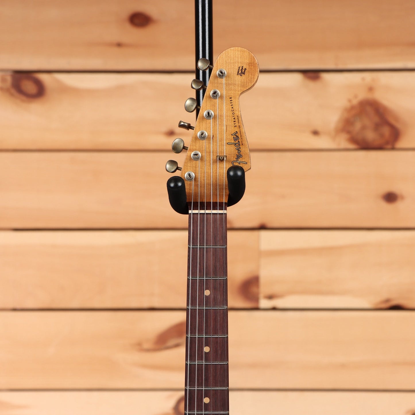 Fender Custom Shop Limited 1961 Stratocaster Heavy Relic - Aged Black Over 3 Color Sunburst