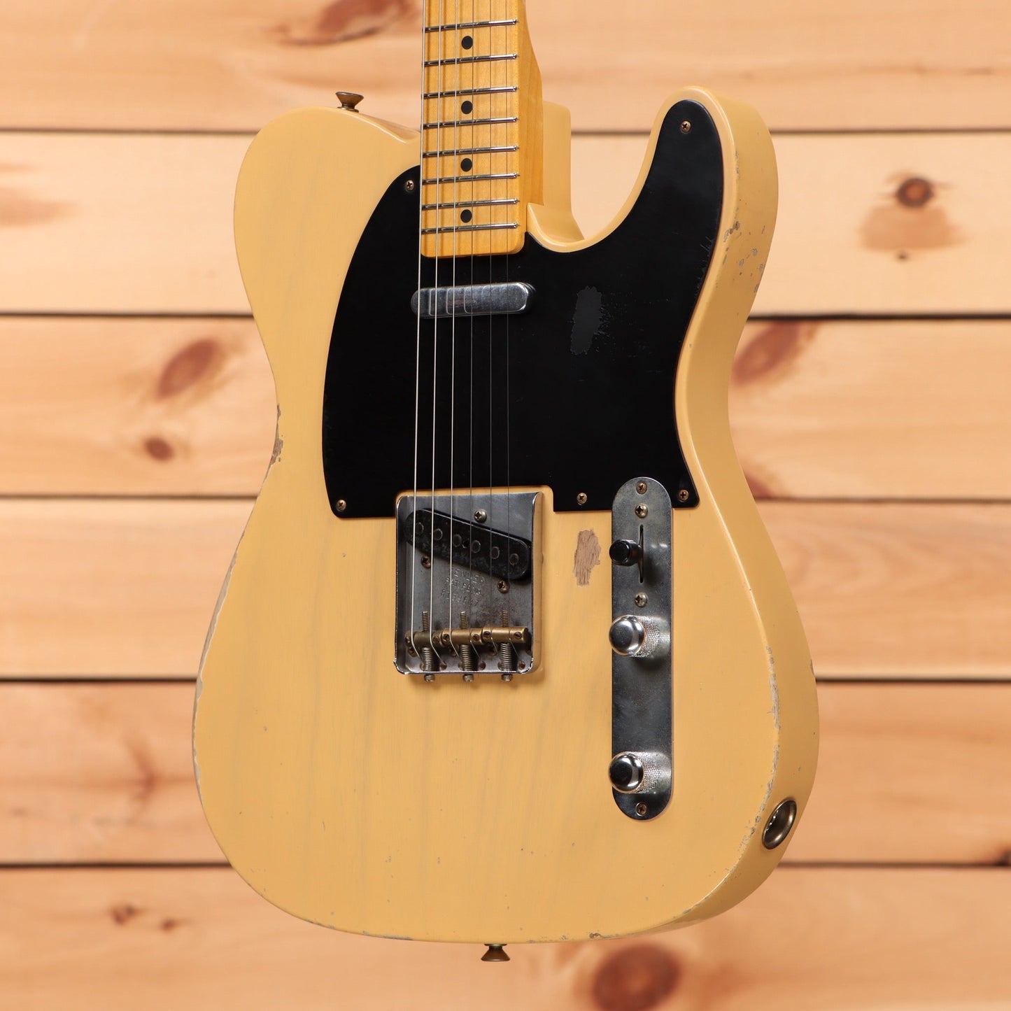 Fender Custom Shop David Brown Masterbuilt 1952 Telecaster Relic - Nocaster Blonde