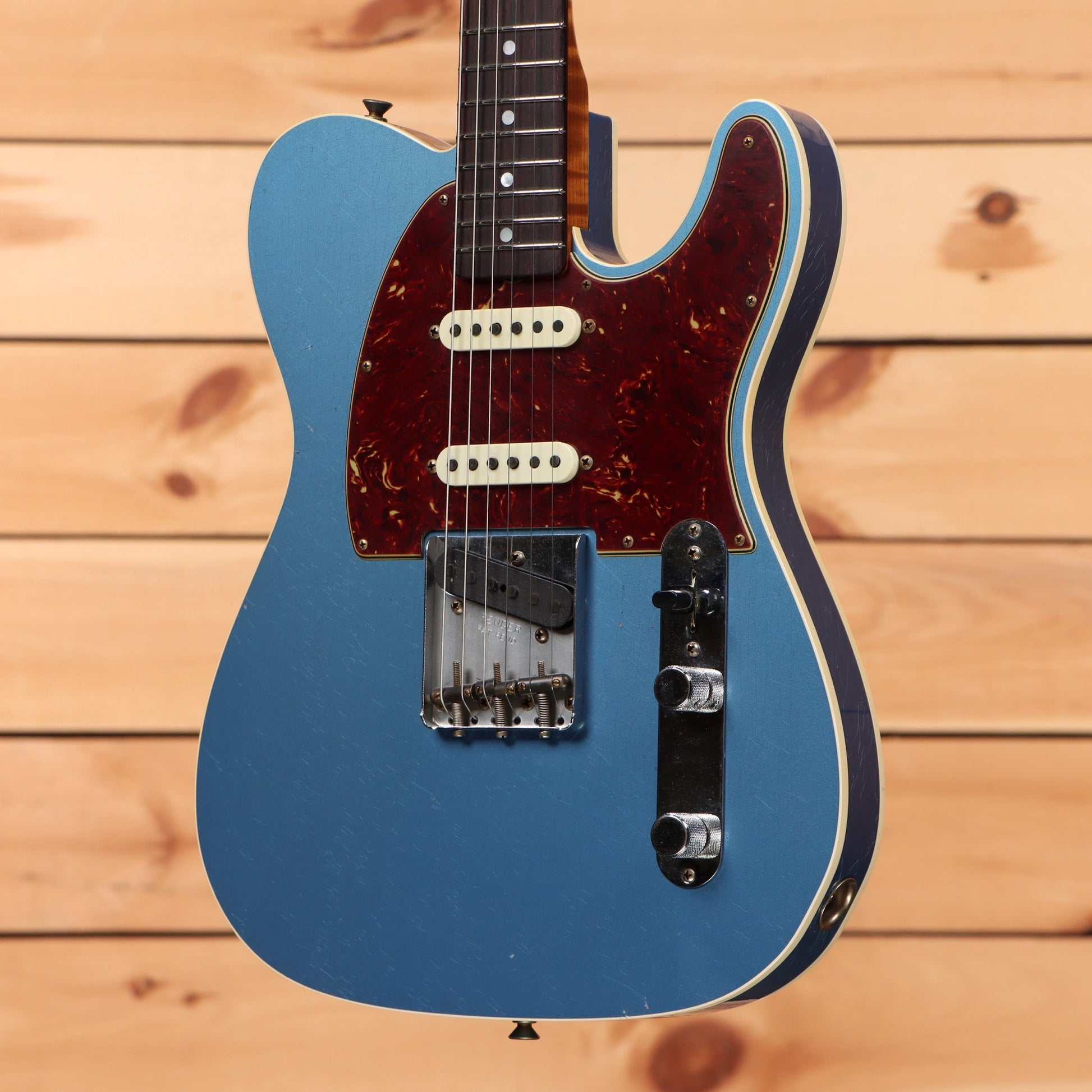 Fender Custom Shop Limited Hotshot Texas Telecaster Journeyman Relic - Aged Lake Placid Blue