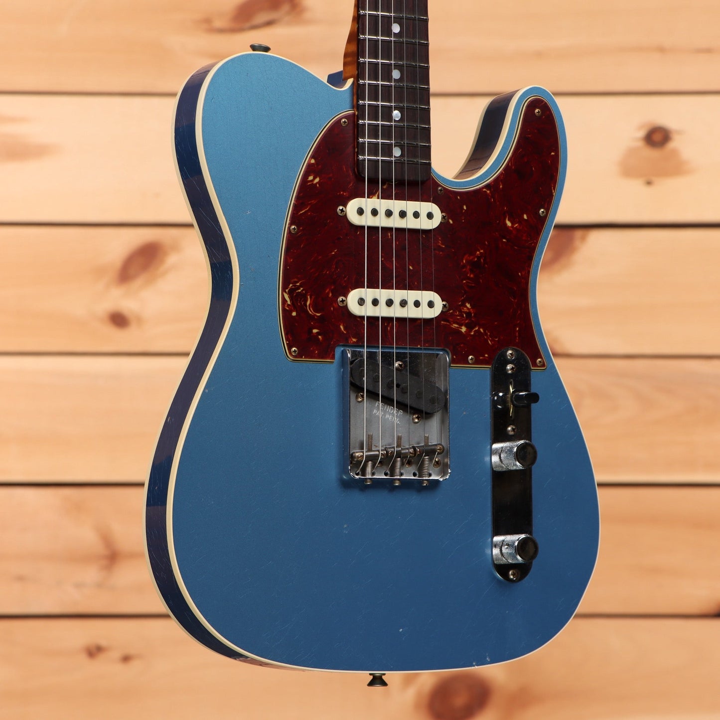 Fender Custom Shop Limited Hotshot Texas Telecaster Journeyman Relic - Aged Lake Placid Blue