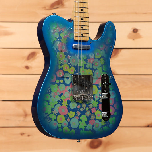 Fender Custom Shop Vintage Custom 1968 Blue Flower Telecaster NOS - Aged Blue Floral