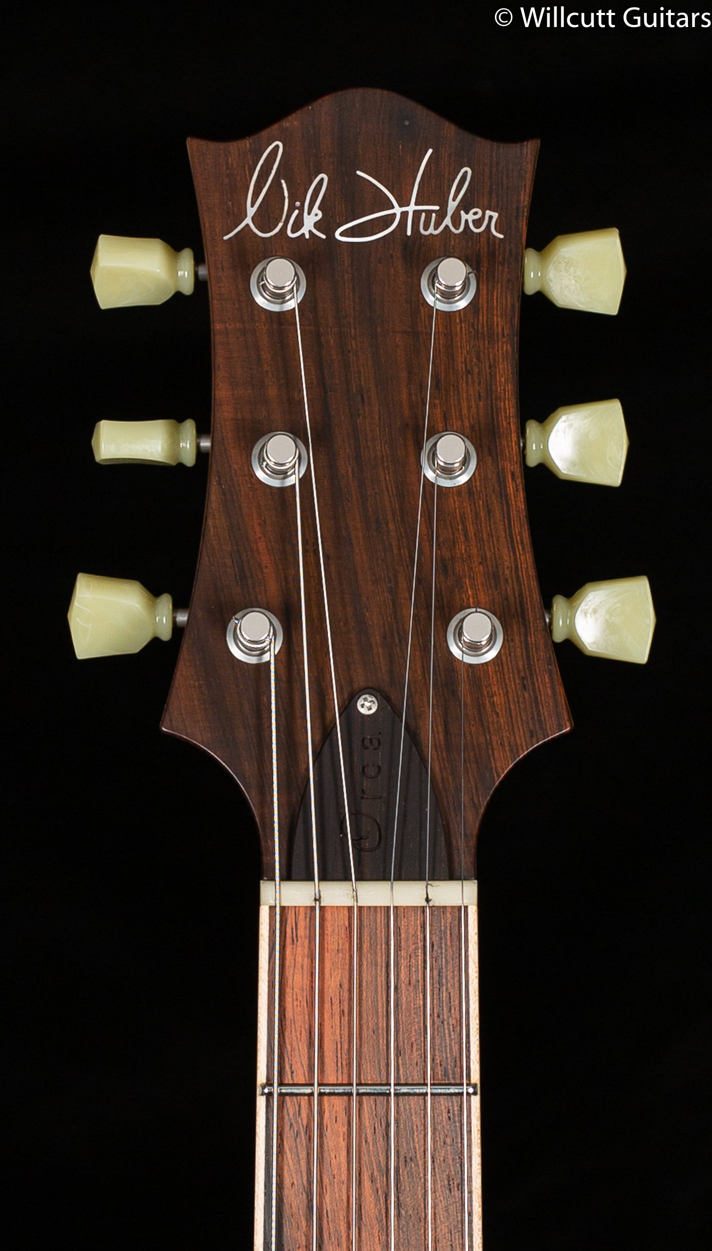 Nik Huber Orca '59 Rusty Petrol Blue Brazilian Neck