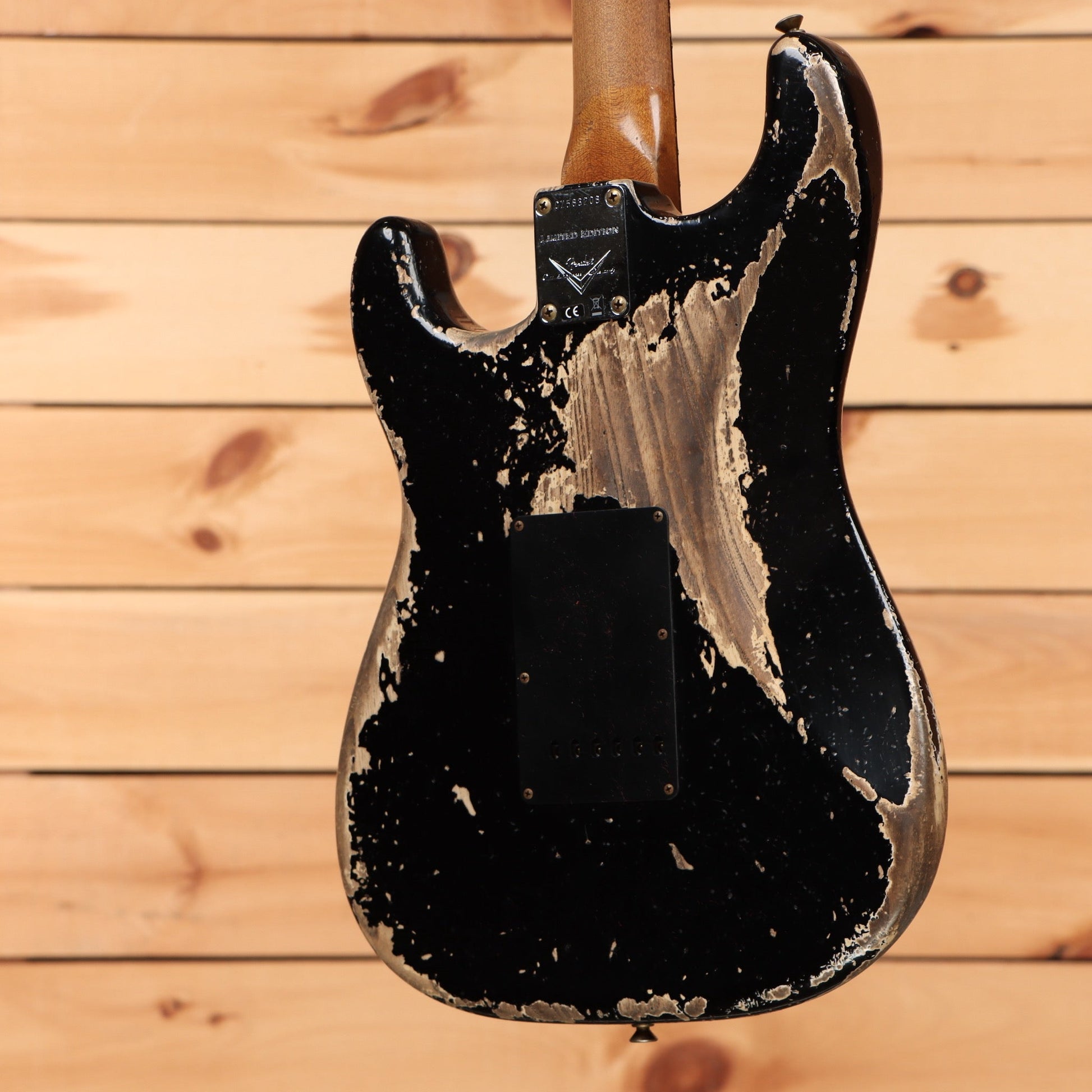 Fender Custom Shop Limited Poblano Stratocaster Super Heavy Relic - Aged Black