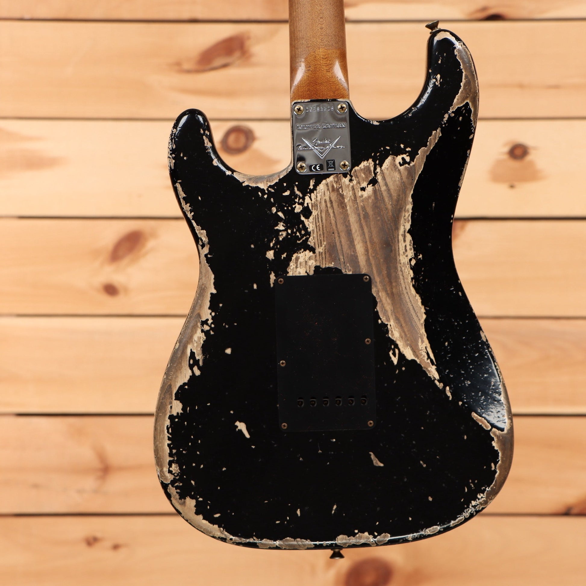 Fender Custom Shop Limited Poblano Stratocaster Super Heavy Relic - Aged Black