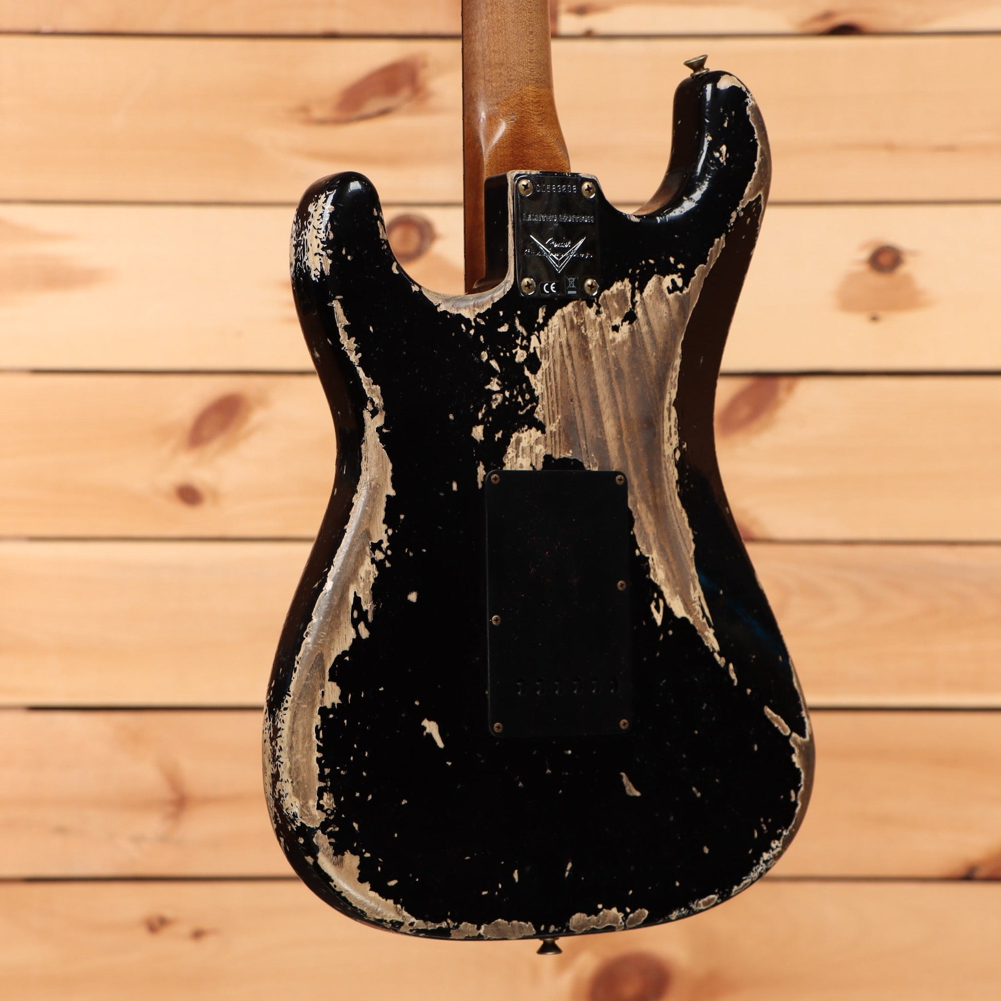 Fender Custom Shop Limited Poblano Stratocaster Super Heavy Relic - Aged Black