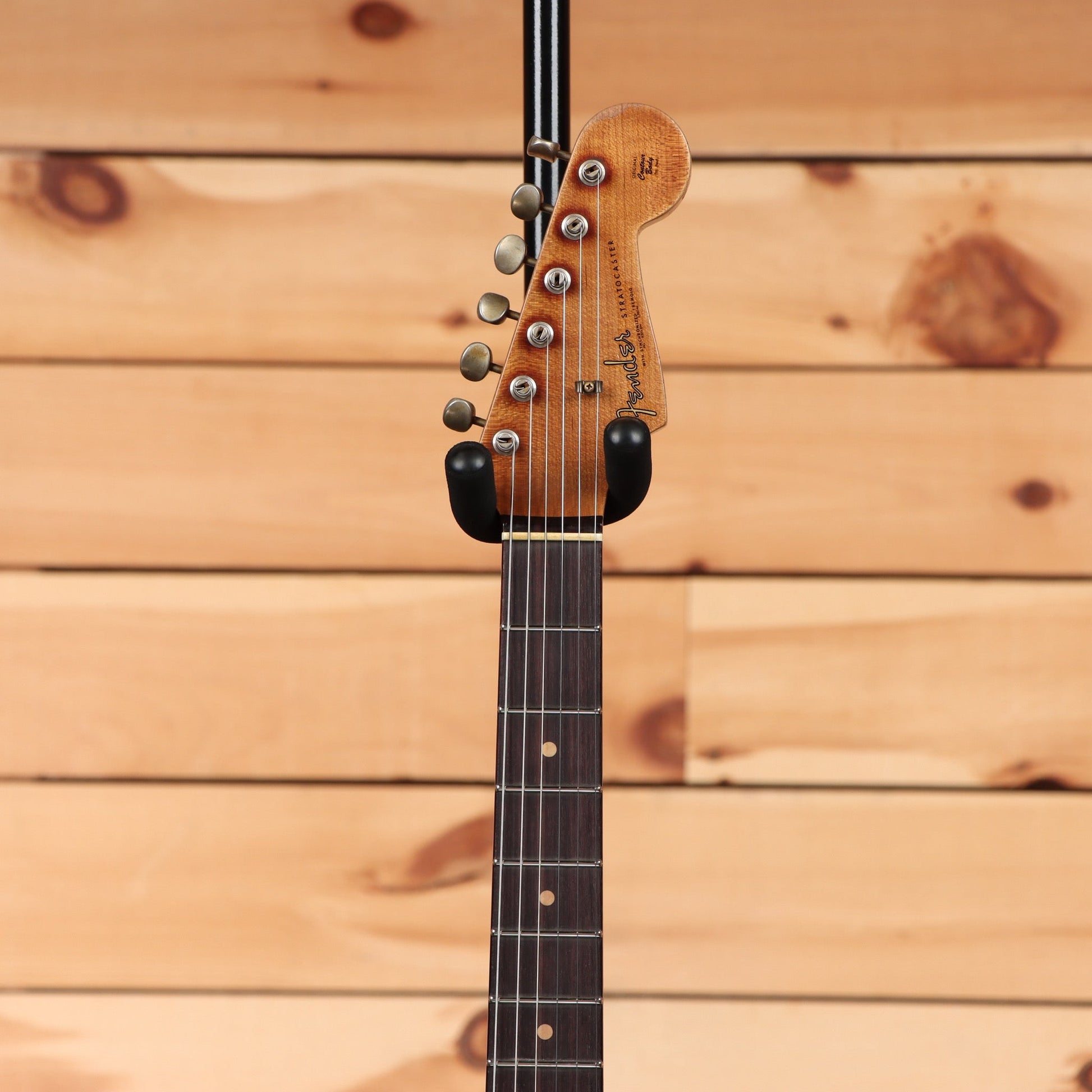 Fender Custom Shop Limited Poblano Stratocaster Super Heavy Relic - Aged Black