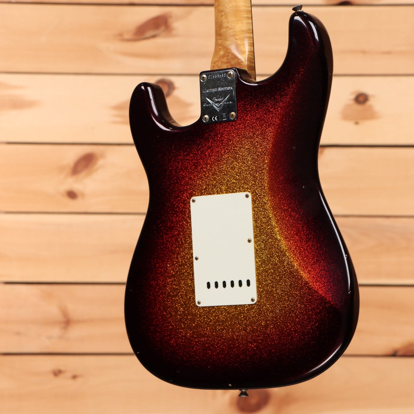 Fender Custom Shop Limited 1963 Sparkle Stratocaster Journeyman Relic - Sparkle 3 Color Sunburst