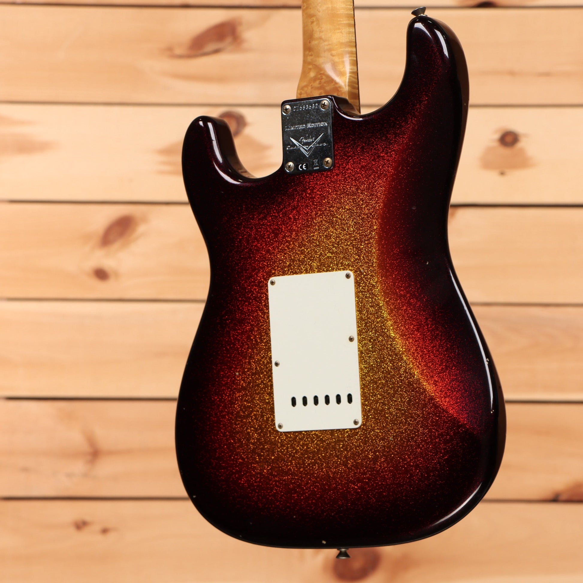Fender Custom Shop Limited 1963 Sparkle Stratocaster Journeyman Relic - Sparkle 3 Color Sunburst