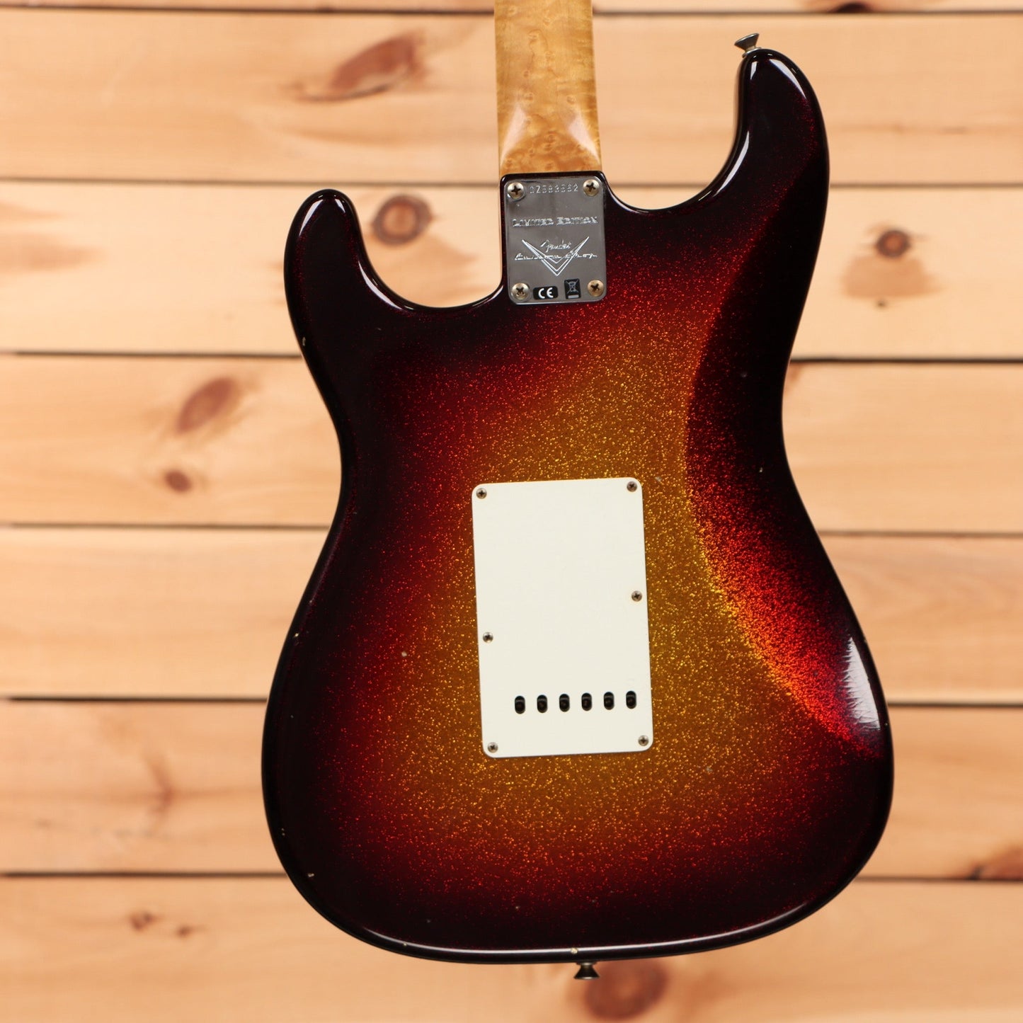Fender Custom Shop Limited 1963 Sparkle Stratocaster Journeyman Relic - Sparkle 3 Color Sunburst