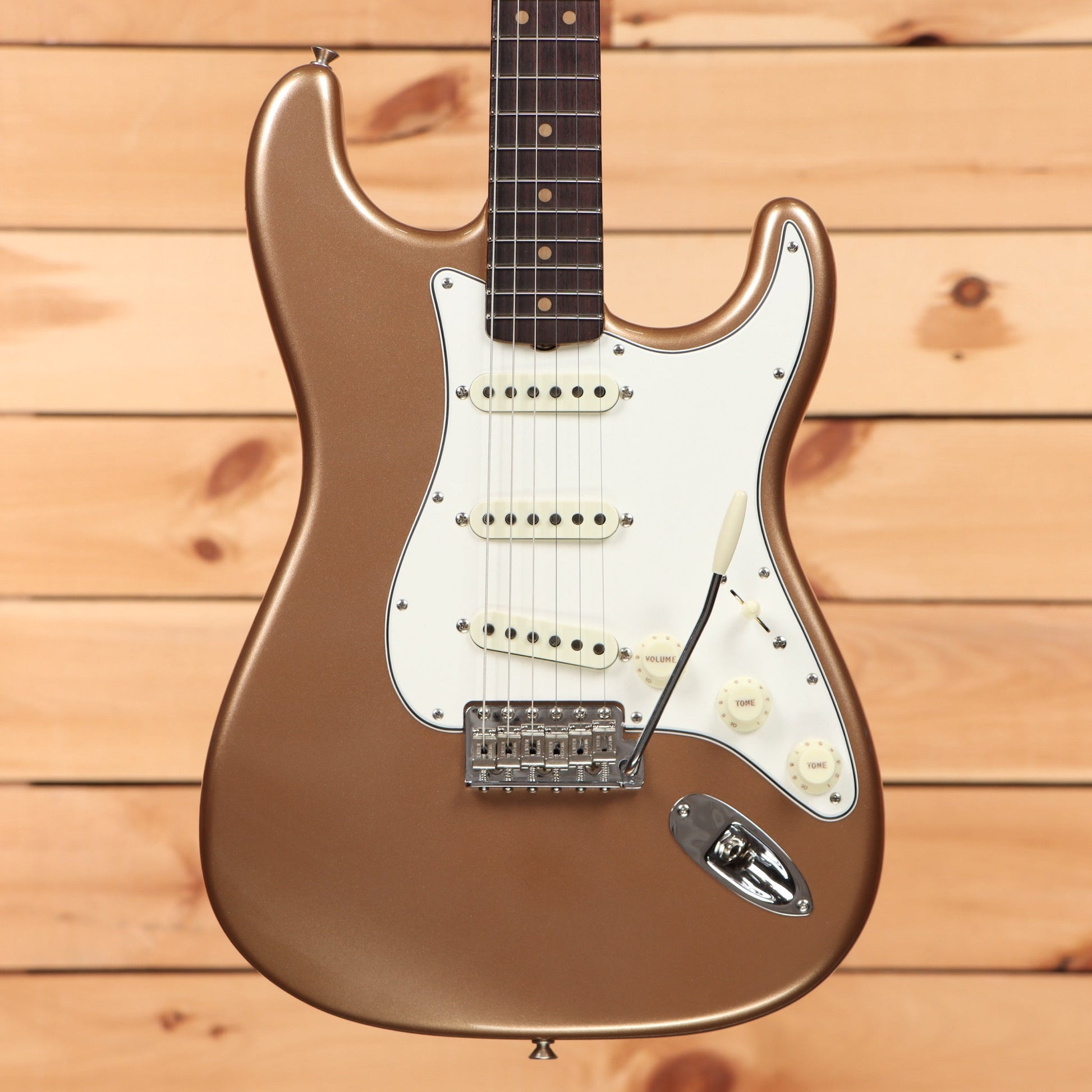 Fender Custom Shop Limited 1964 L-Series Stratocaster Time Capsule - Aged Firemist Gold