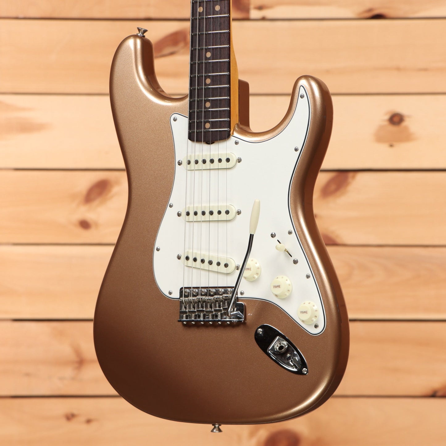 Fender Custom Shop Limited 1964 L-Series Stratocaster Time Capsule - Aged Firemist Gold