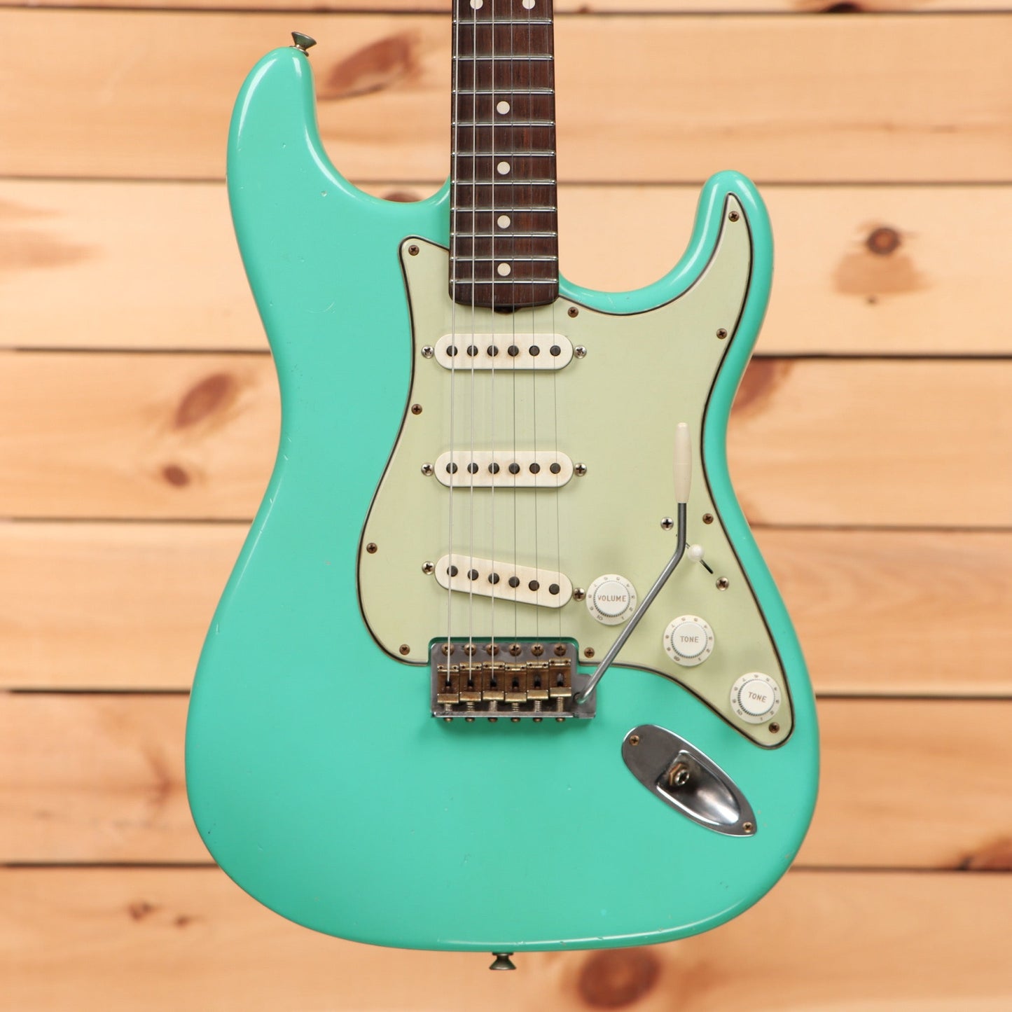 Fender Custom Shop Limited Dennis Galuszka Masterbuilt 1959 Stratocaster Journeyman Relic - Aged Sea Foam Green