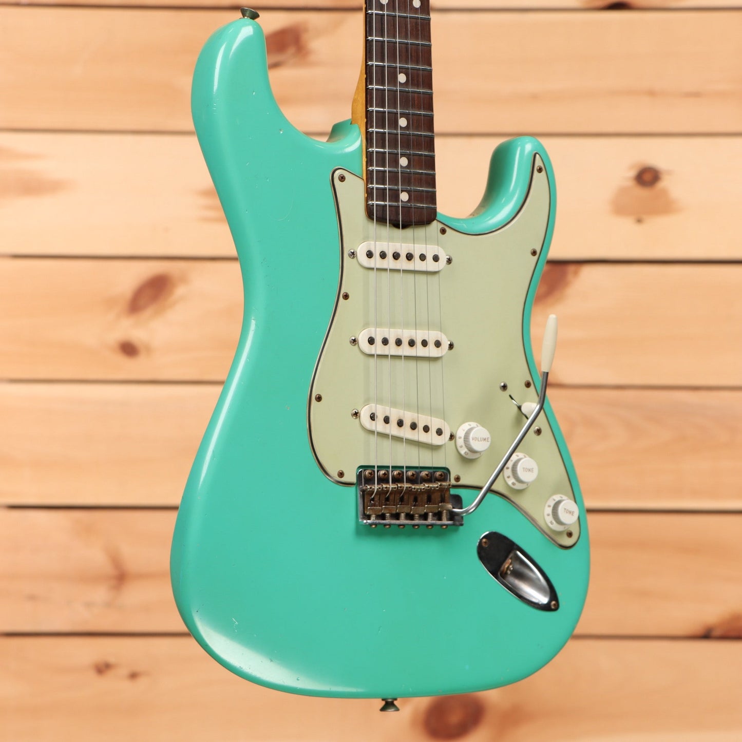 Fender Custom Shop Limited Dennis Galuszka Masterbuilt 1959 Stratocaster Journeyman Relic - Aged Sea Foam Green