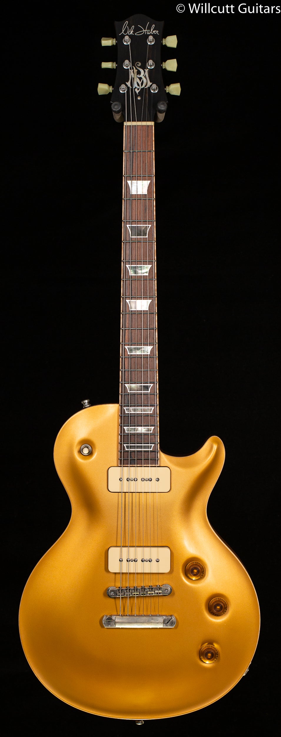 Nik Huber Orca Bernie Marsden Signature Gold Top (796)
