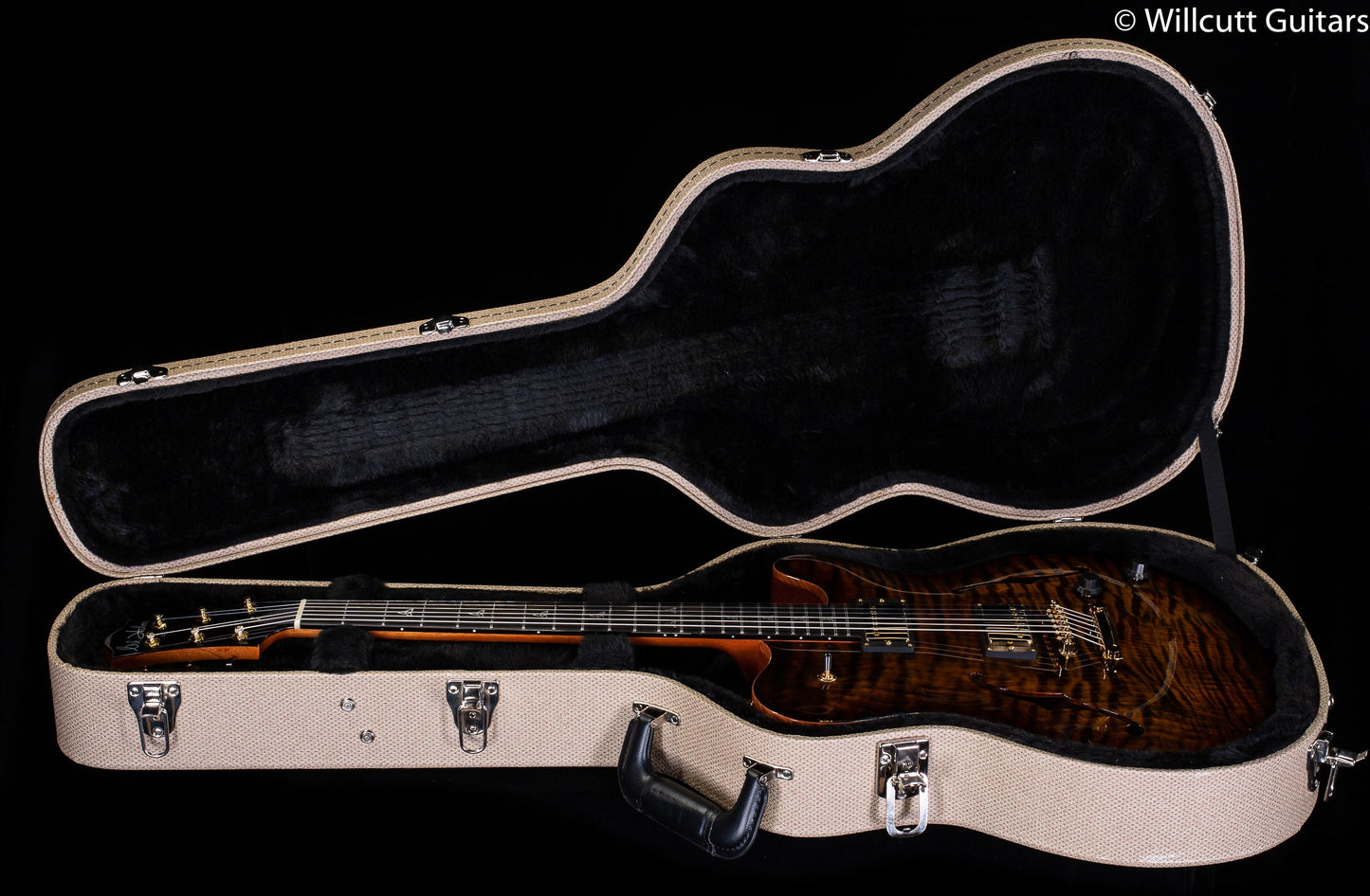 Nik Huber Rietbergen Standard Redwood Tiger Eye Burst