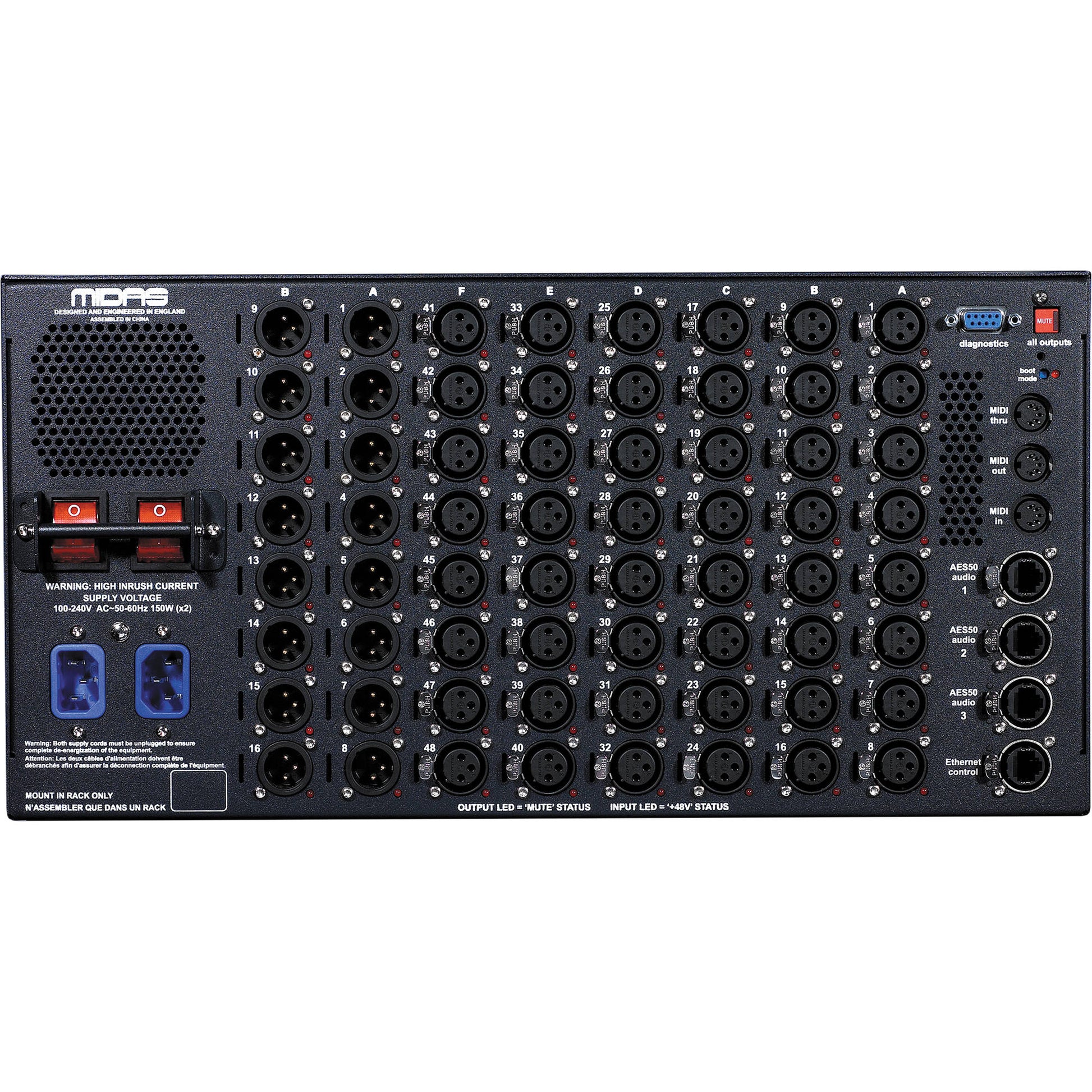 Midas DL251 - 48 x 16 Fixed Format I/O Unit