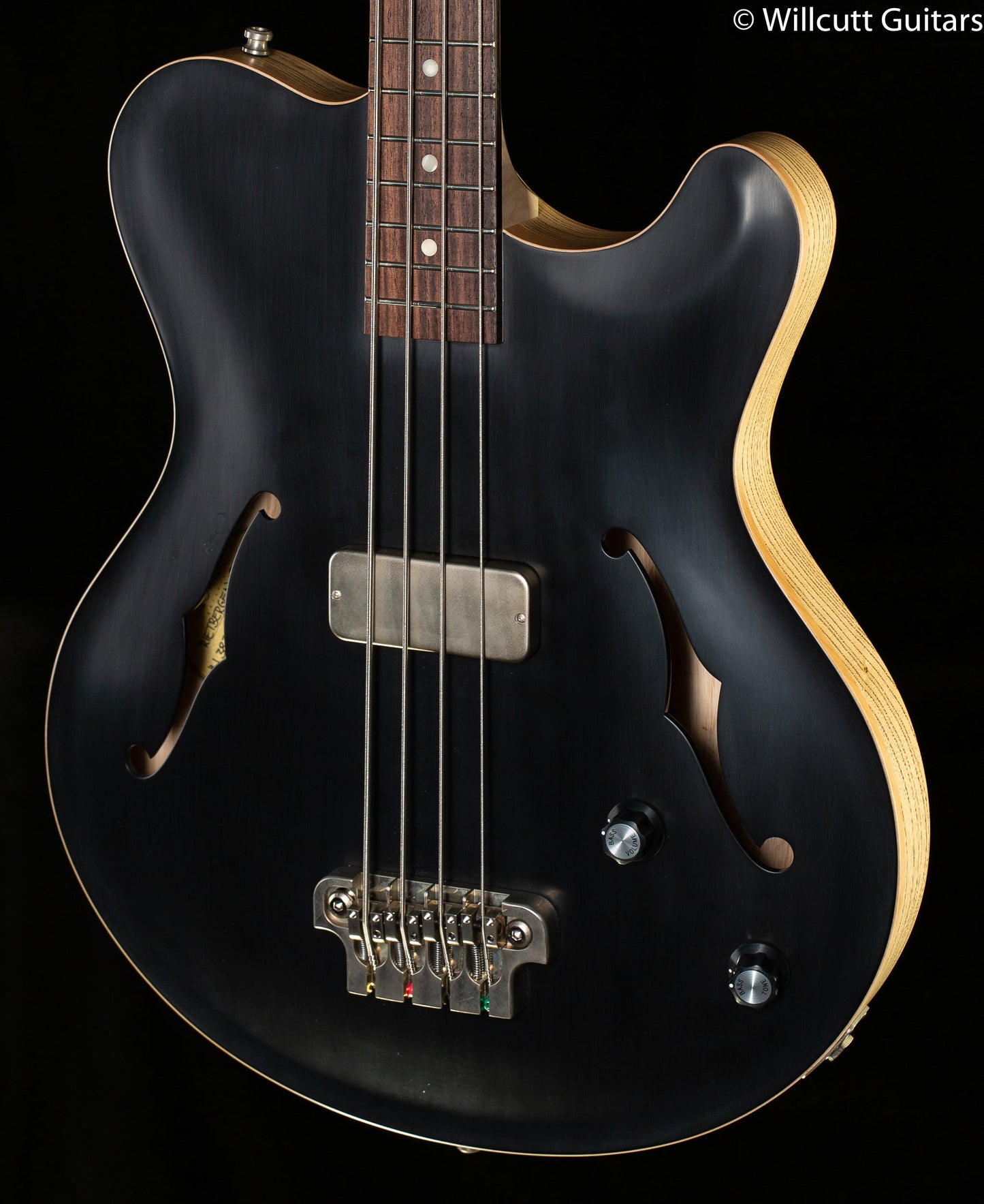 Nik Huber Rietbergen Bass Worn Onyx Bass Guitar (873)