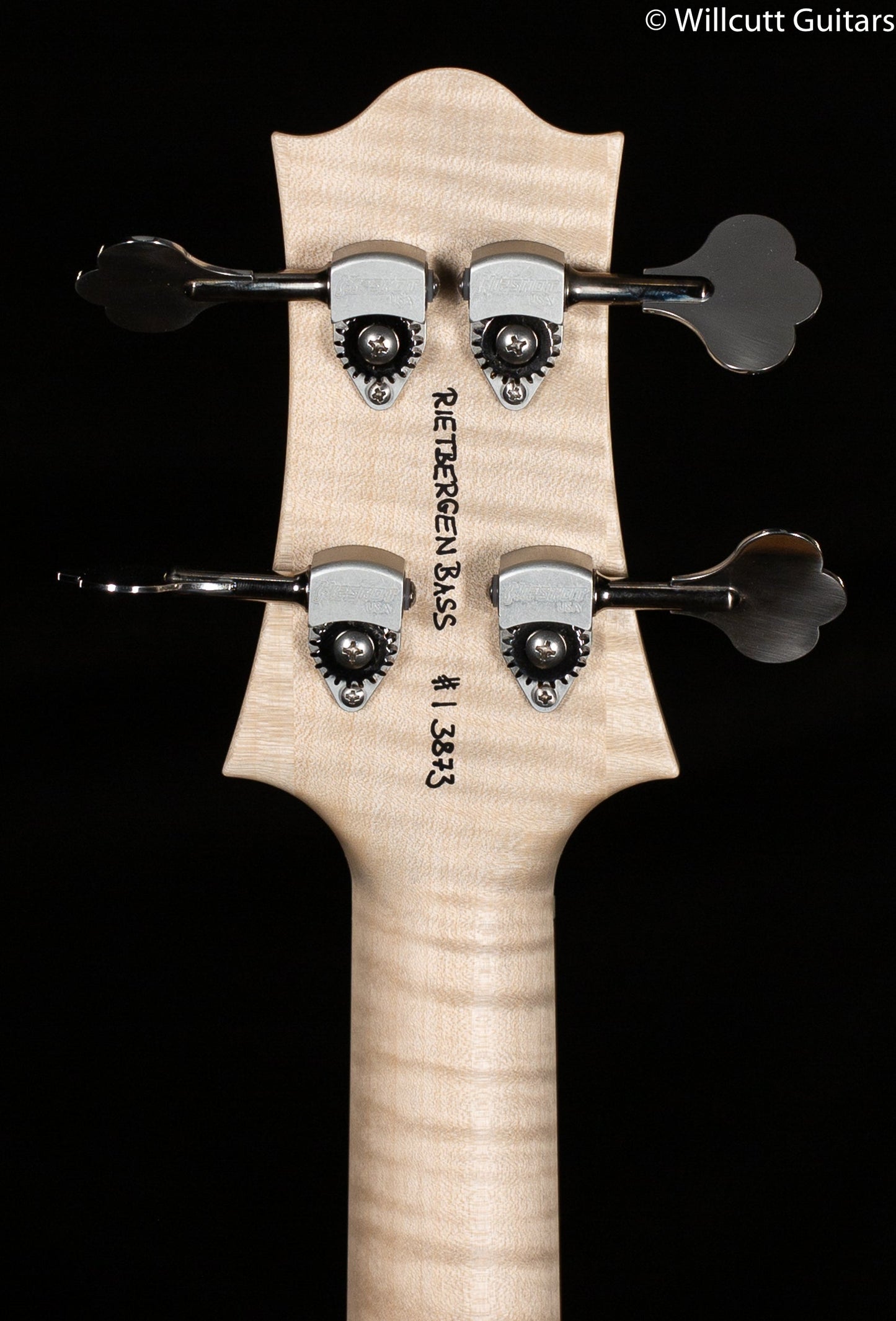 Nik Huber Rietbergen Bass Worn Onyx Bass Guitar (873)