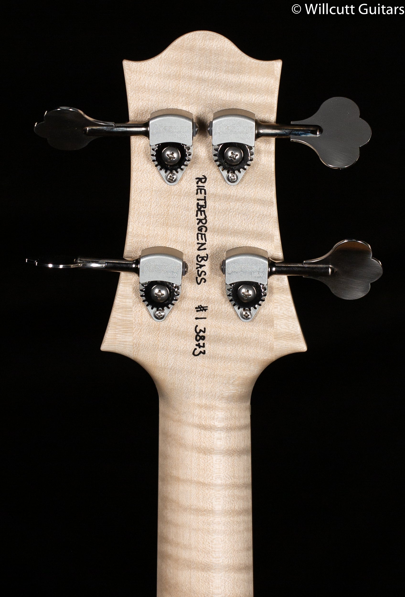 Nik Huber Rietbergen Bass Worn Onyx Bass Guitar (873)