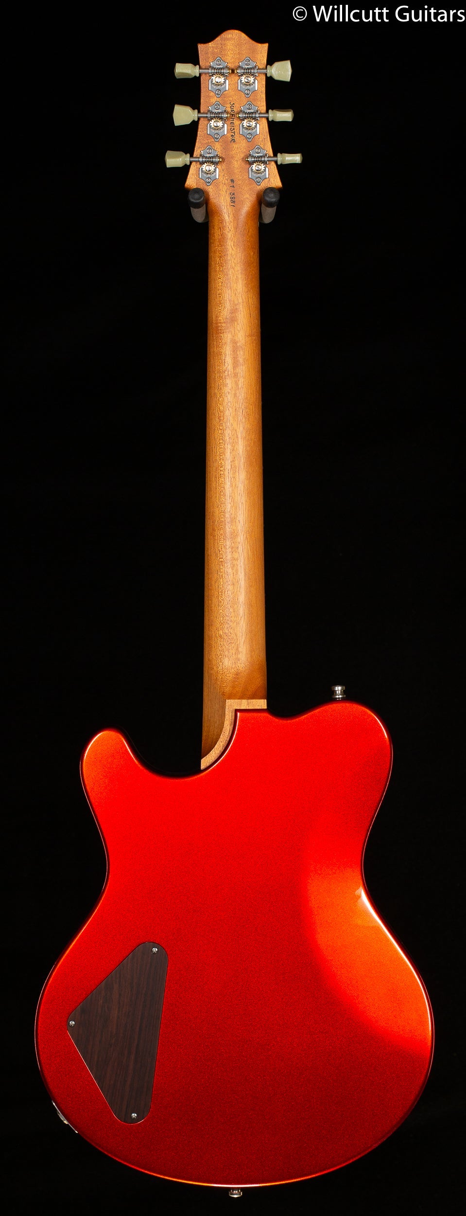 Nik Huber Surfmeister Semi-Hollow Candy Apple Red Highgloss Finish
