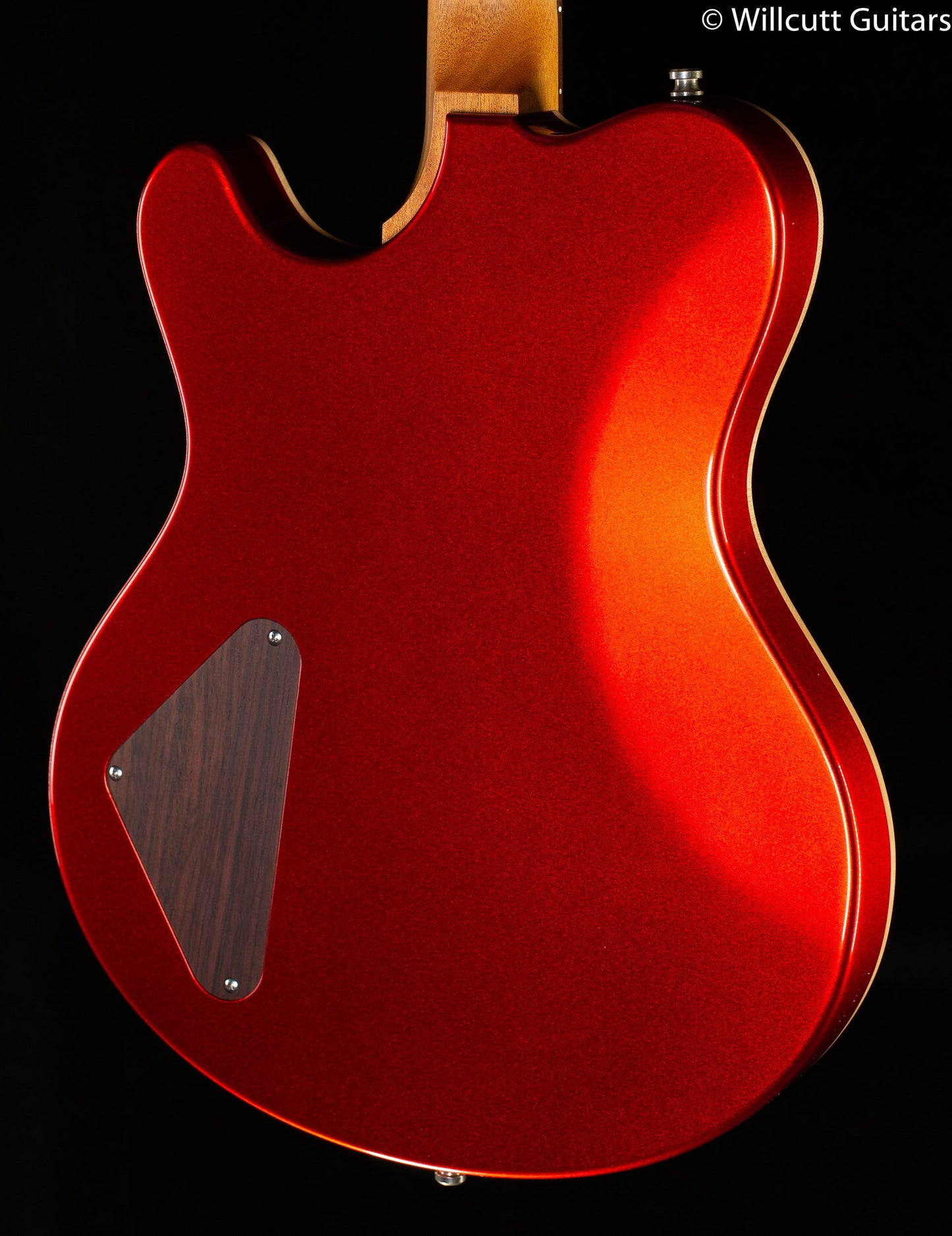 Nik Huber Surfmeister Semi-Hollow Candy Apple Red Highgloss Finish
