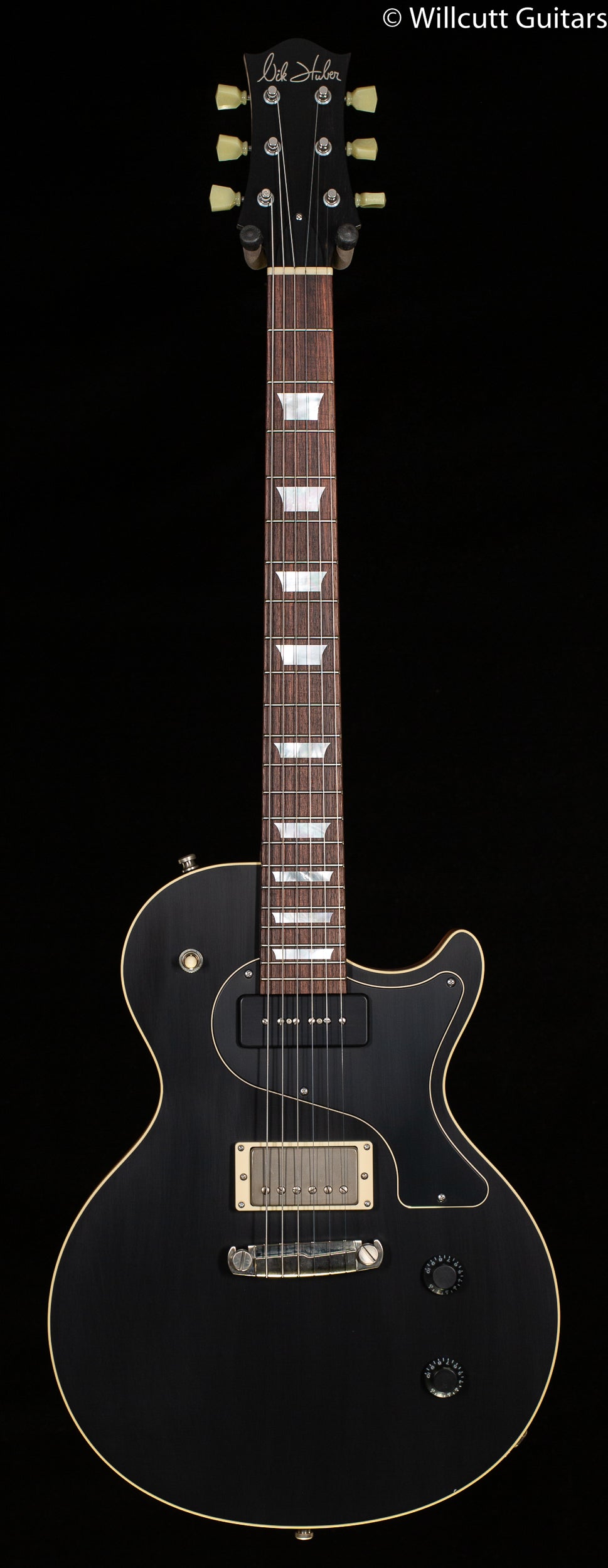 Nik Huber Krautster II Worn Onyx Black Finish Crown Inlays (900)