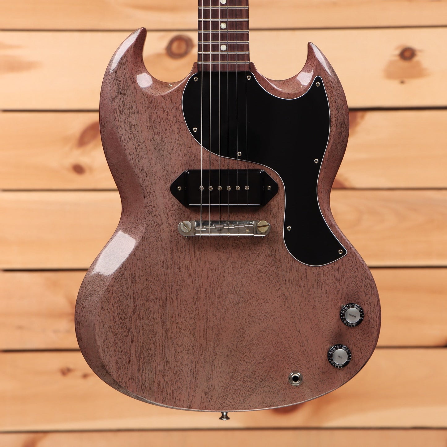 Gibson 1963 SG Junior Lightning Bar Reissue VOS - TV Heather Poly