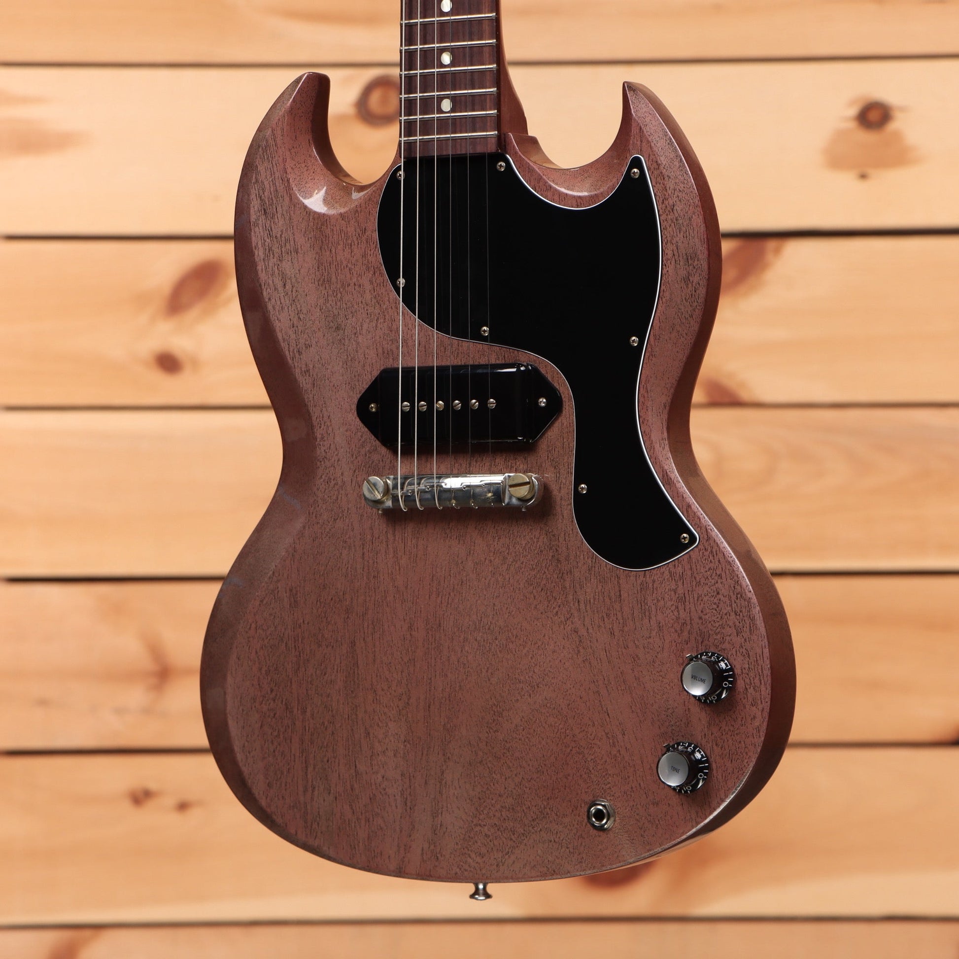 Gibson 1963 SG Junior Lightning Bar Reissue VOS - TV Heather Poly
