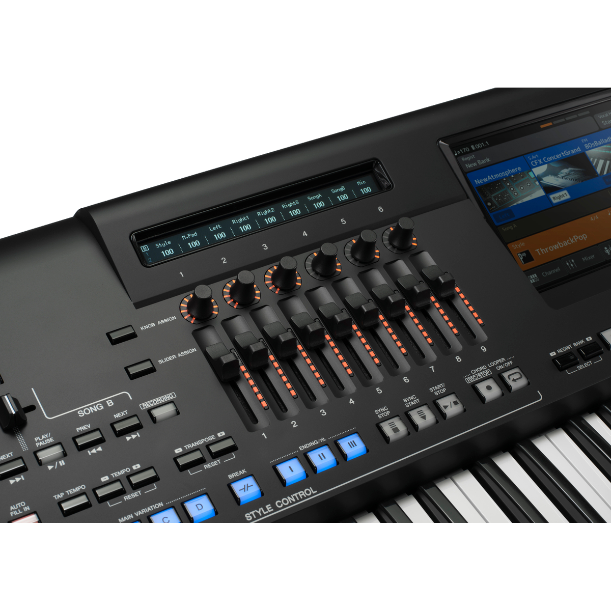 Yamaha Genos2 Flagship 76-Key Arranger Keyboard - Mint, Open Box, Used