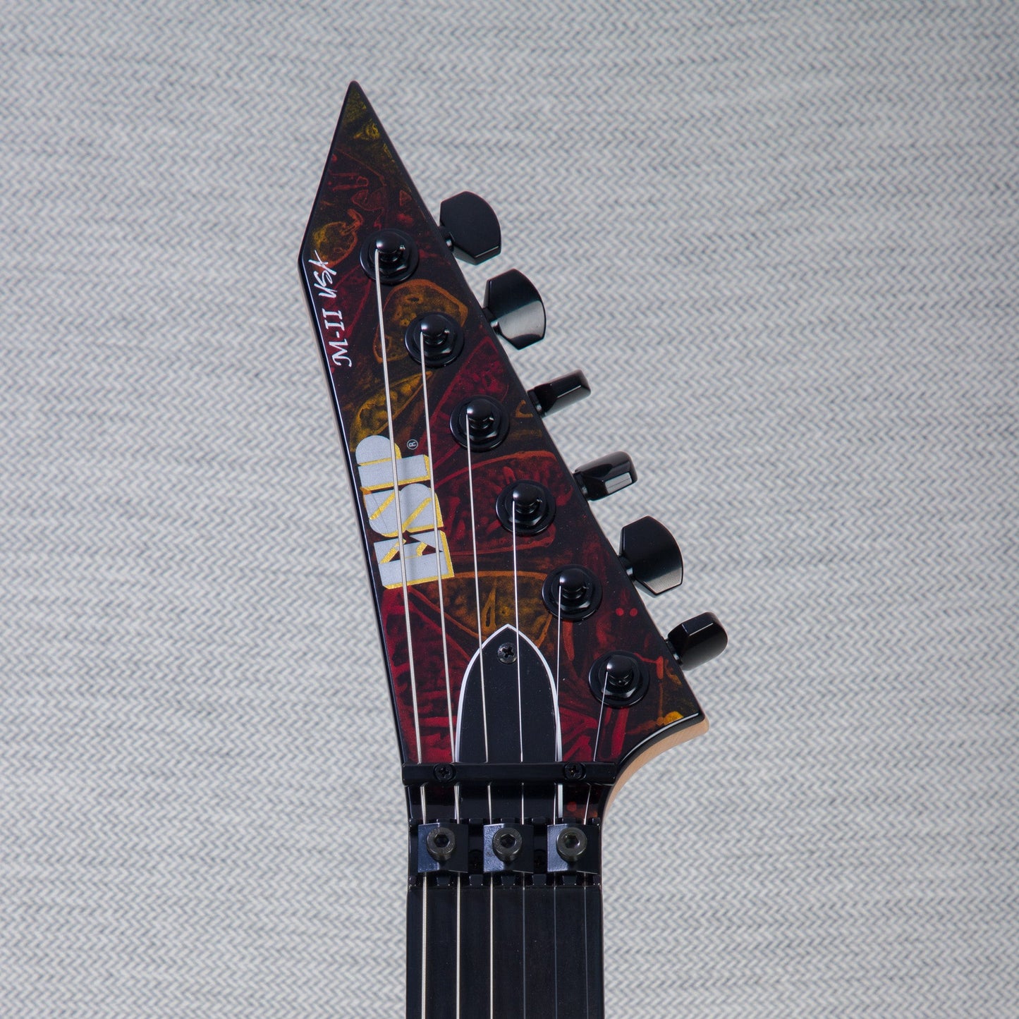 ESP USA M-II NTB FR Electric Guitar - Hellfire - #US24091 - Mint, Open Box