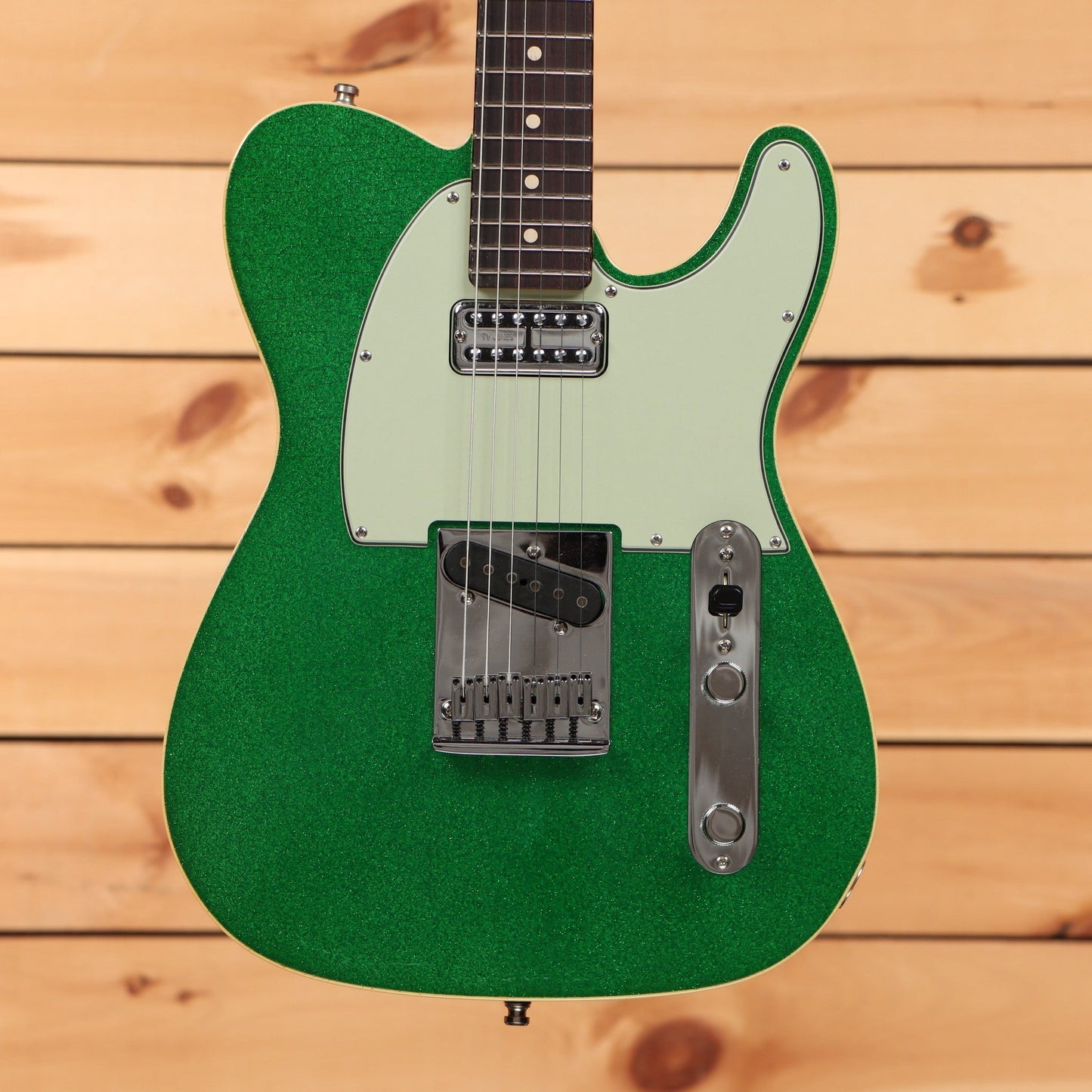 Fender Custom Shop Dual Stack HS Telecaster Deluxe Closet Classic - Green Sparkle