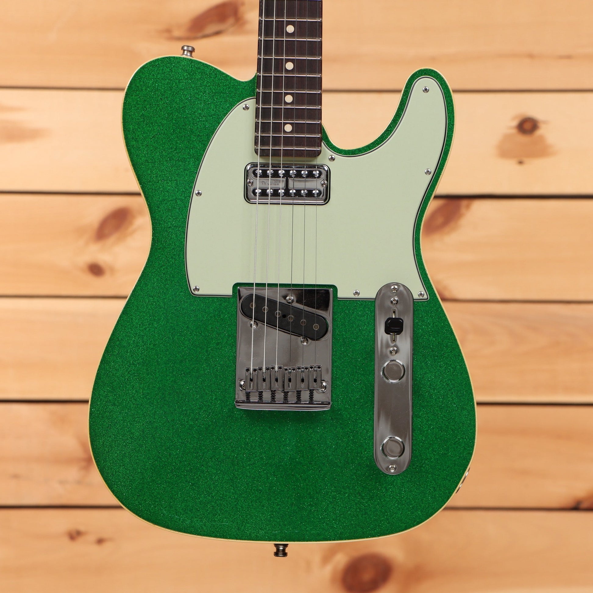 Fender Custom Shop Dual Stack HS Telecaster Deluxe Closet Classic - Green Sparkle