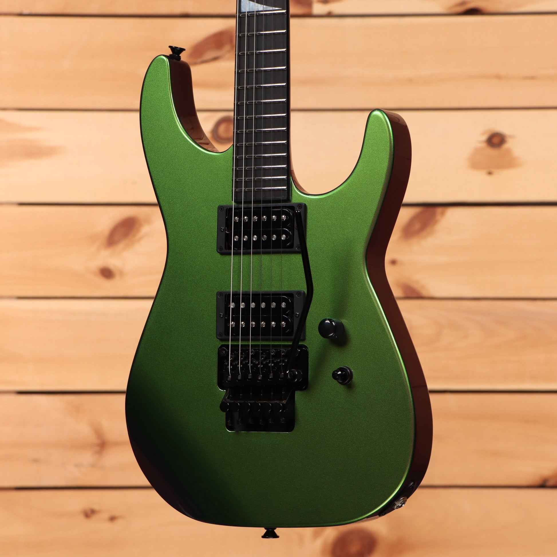 Jackson Righteous Run Custom Soloist - Purple to Green Shift