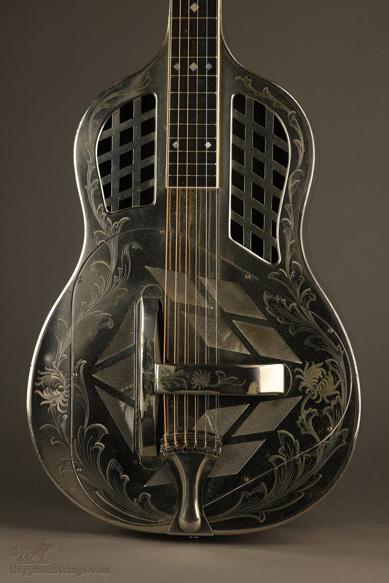 1928 National Style 4 Tricone Squareneck Resonator Guitar - Used