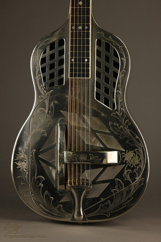 1928 National Style 4 Tricone Squareneck Resonator Guitar - Used