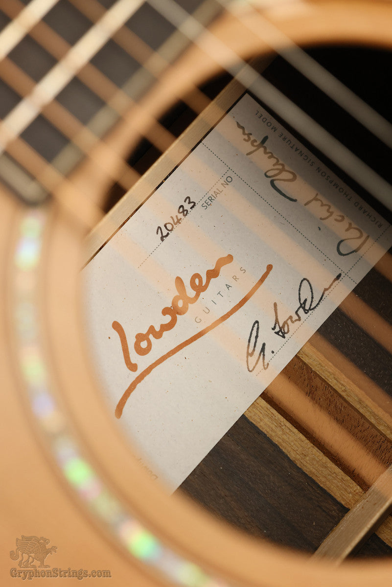 2016 Lowden Richard Thompson Acoustic Guitar - Used