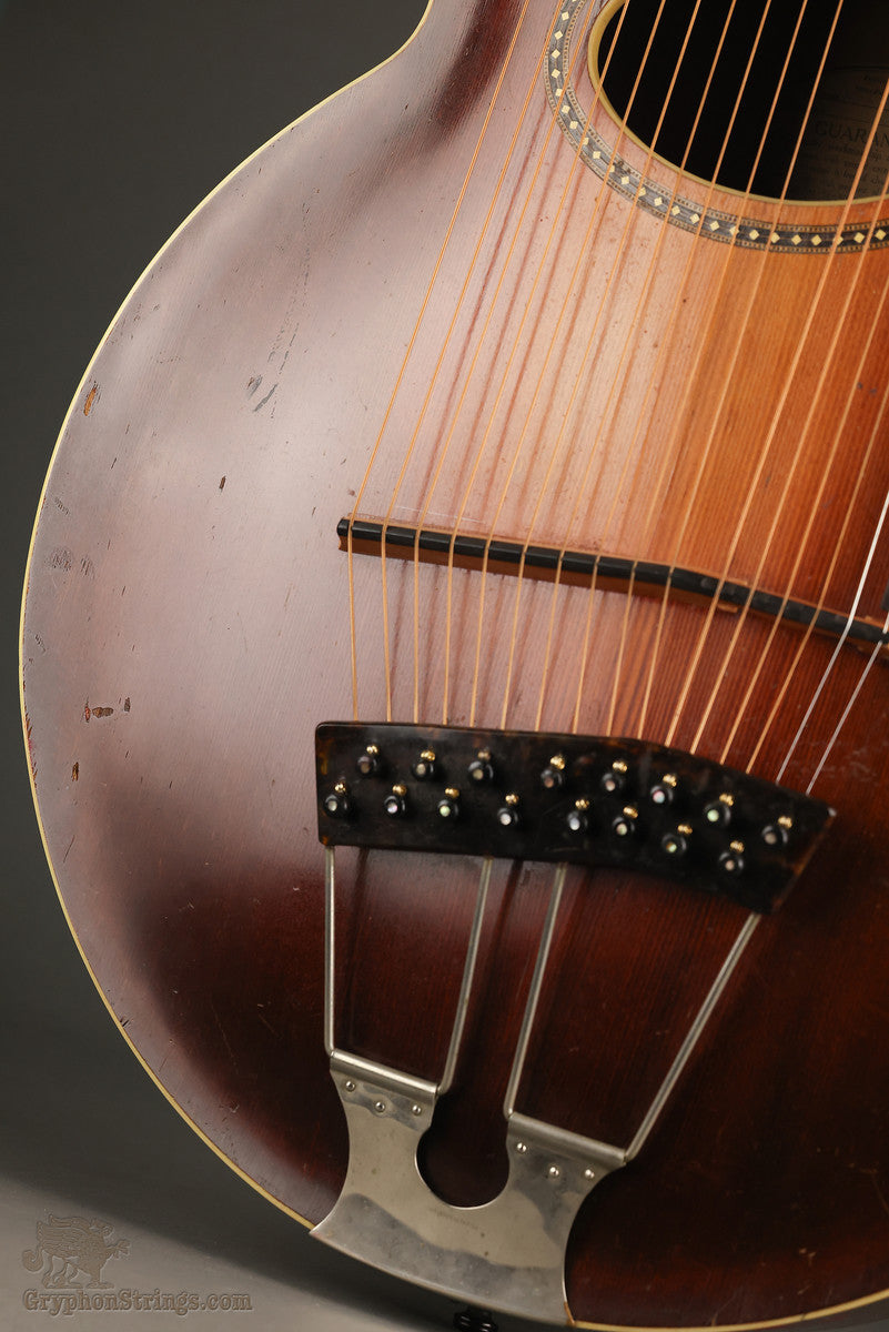 1917 Gibson Style U Harp Guitar - Used