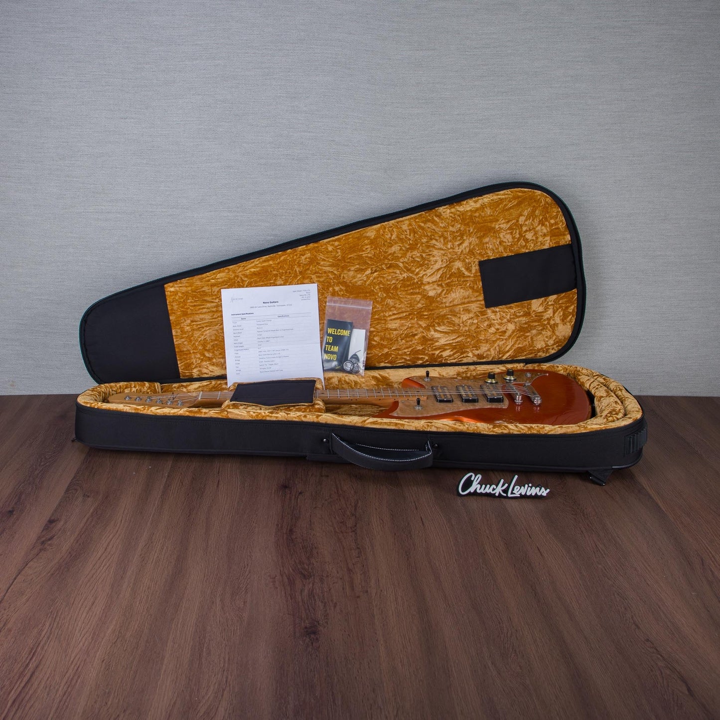 Novo Guitars Limited Edition Serus P2 Electric Guitar - Candy Apple Orange - #251216