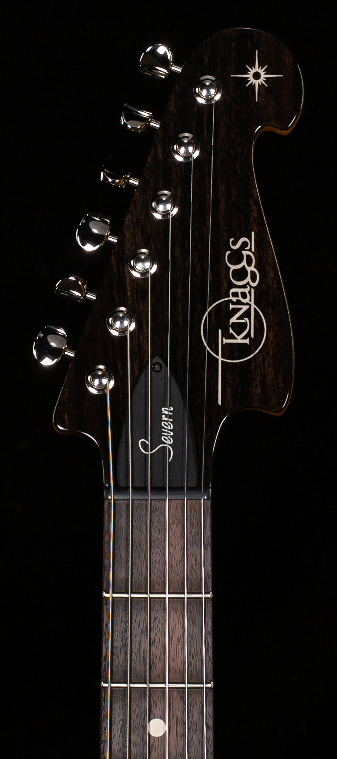Knaggs Chesapeake Severn Trembuck Spalted Maple Top w/ Stone inlays (470)