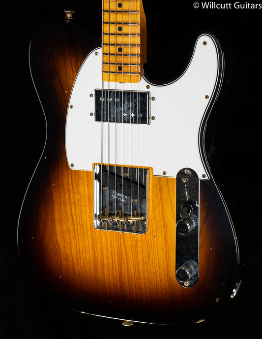 Fender Custom Shop Postmodern Tele Journeyman Relic, Wide-Fade 2-Color Sunburst (822)