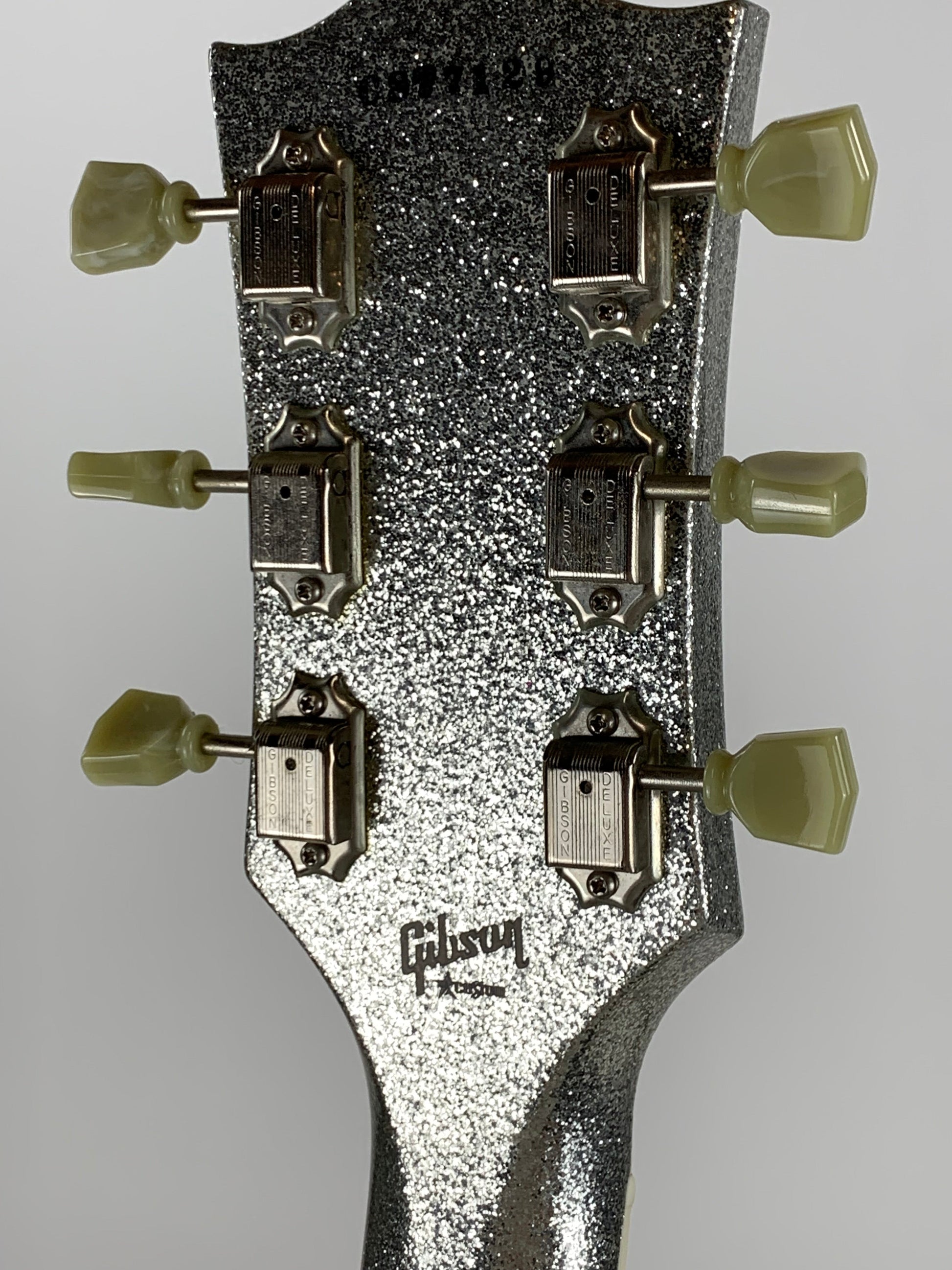 2007 Gibson Custom Shop SPARKLE Silver SG Les Paul Custom w Maestro
