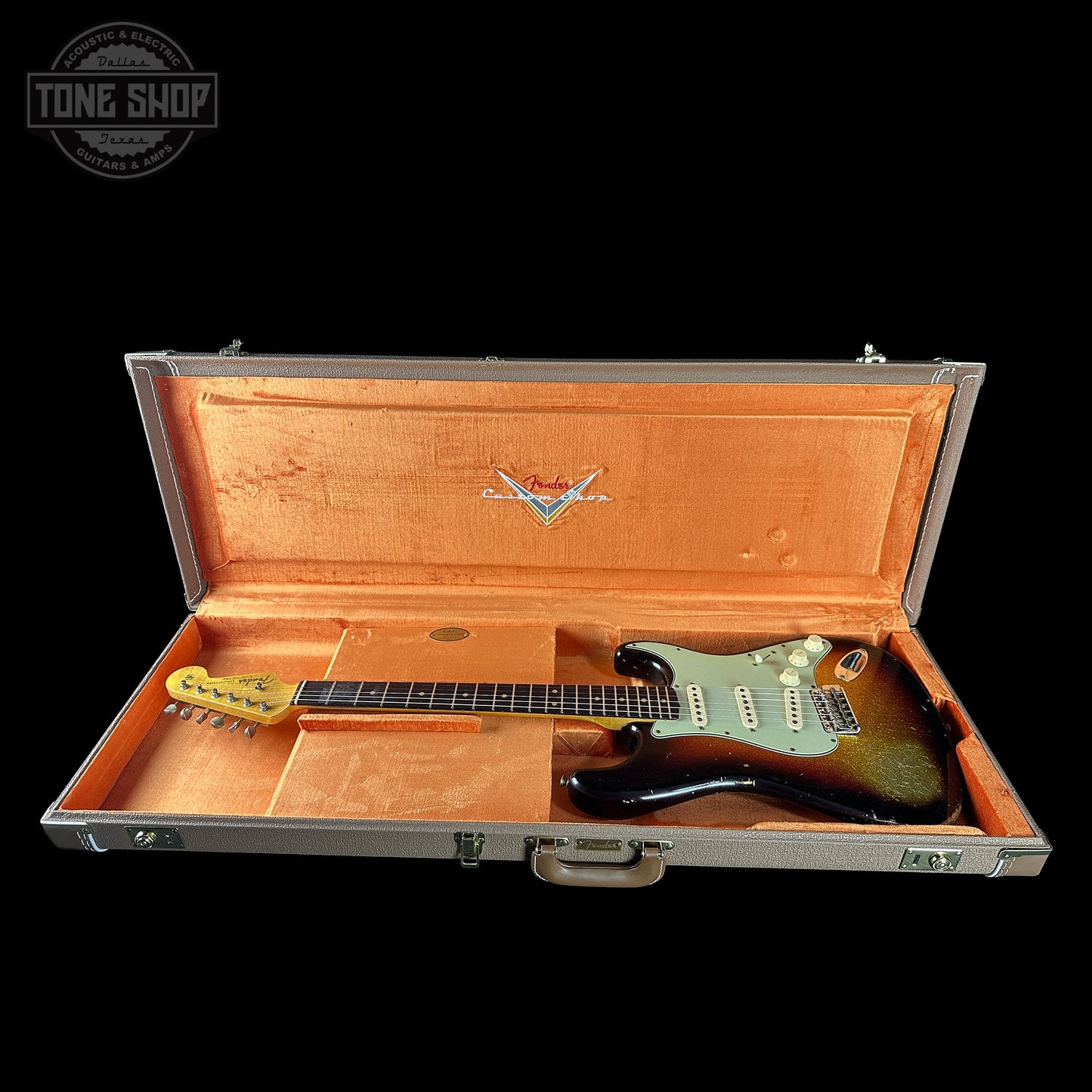 Fender Custom Shop 1963 Stratocaster Relic 3 Tone Sunburst Sparkle w/case TSLTD5OF10