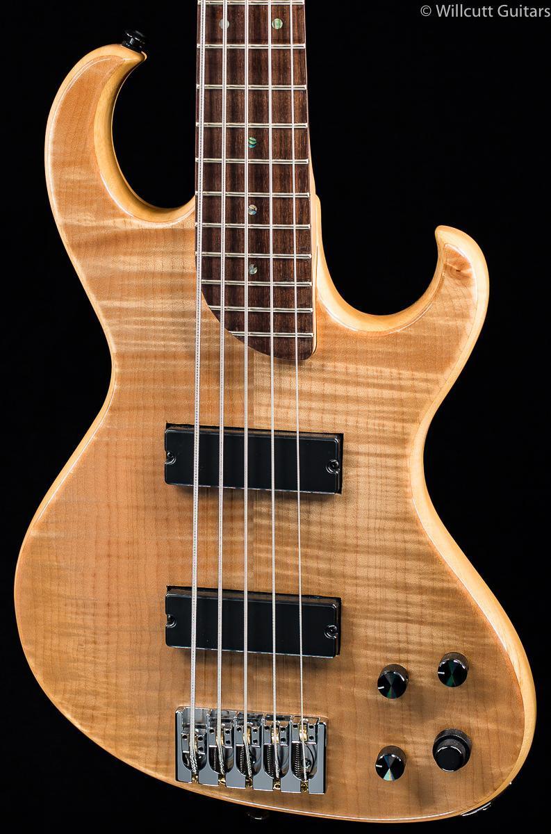 Rick Turner Electroline Bass 5-String Natural Maple Bass Guitar (423)