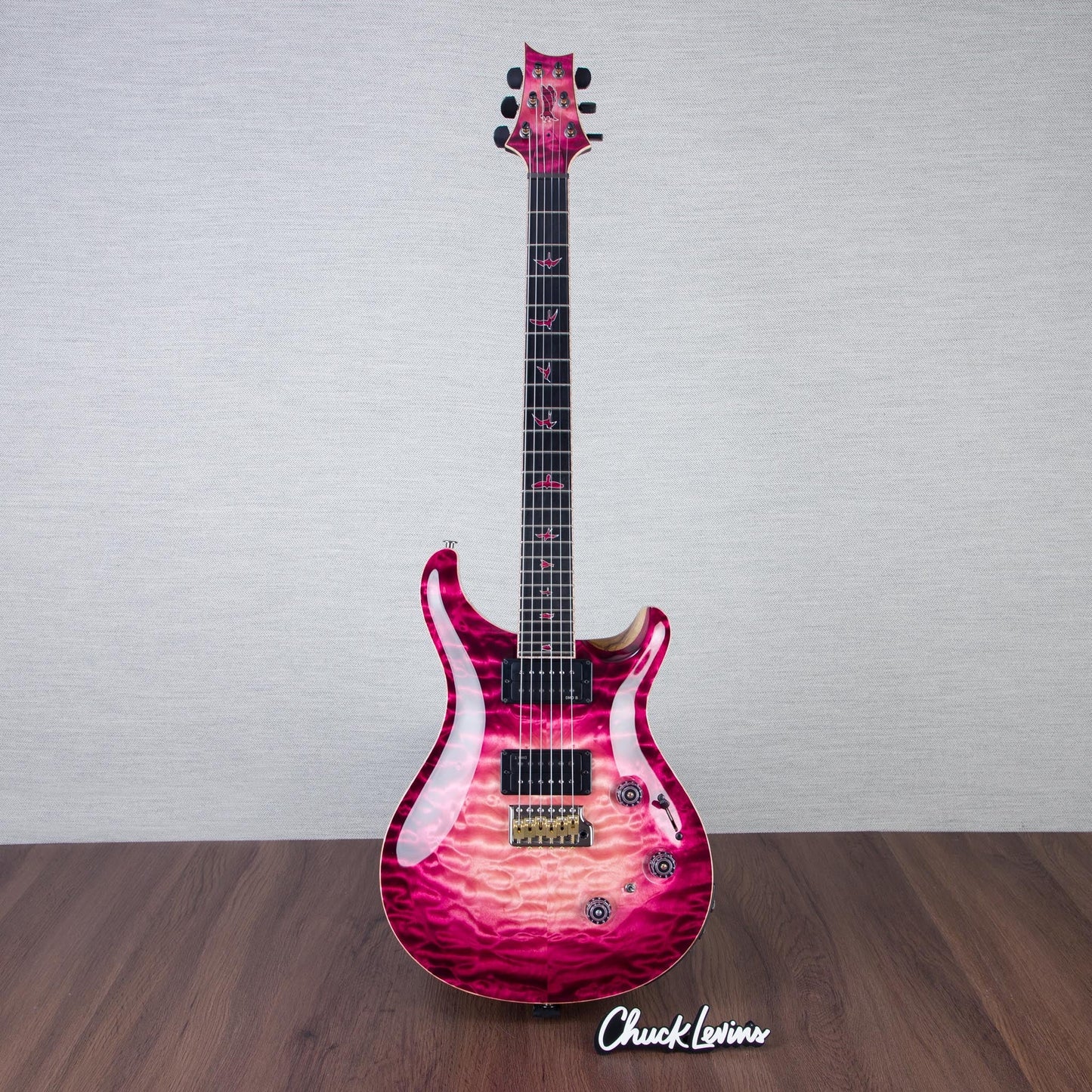 PRS Private Stock Custom 24 Piezo Electric Guitar - Raspberry Glow - #250415609