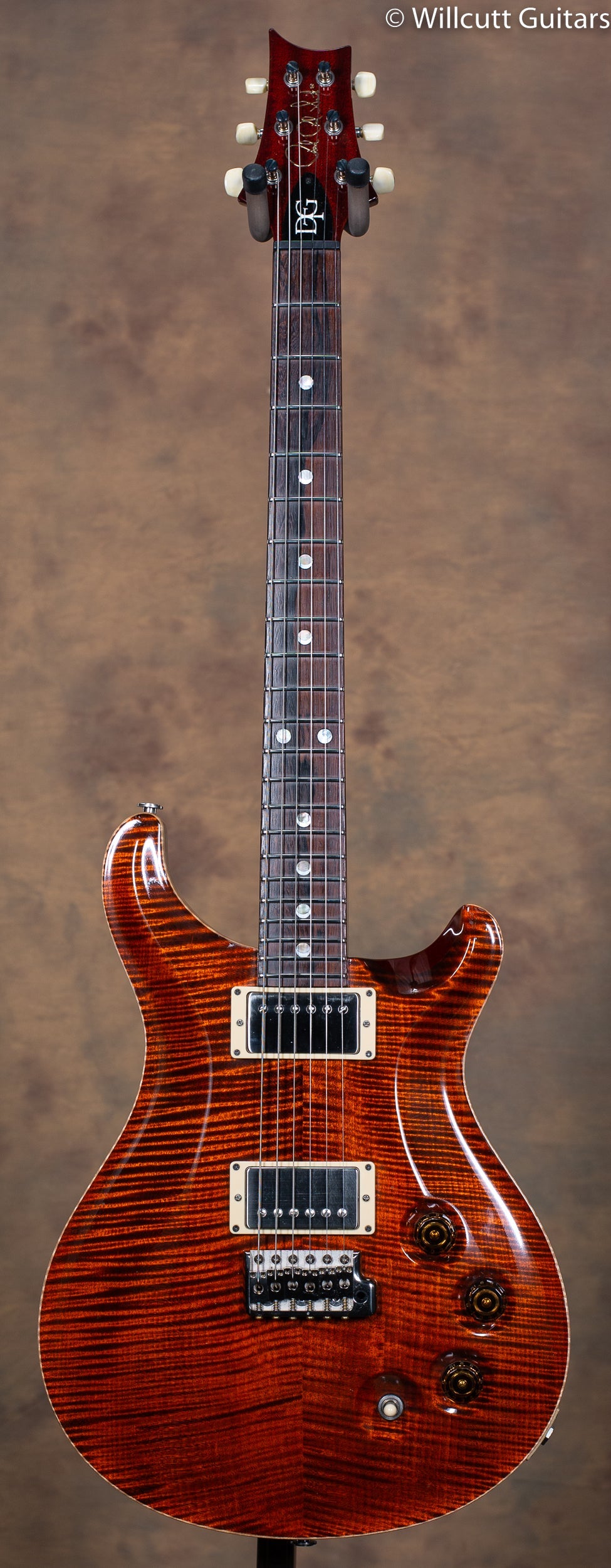 PRS Wood Library DGT Burnt Orange Dirty 100 Moons