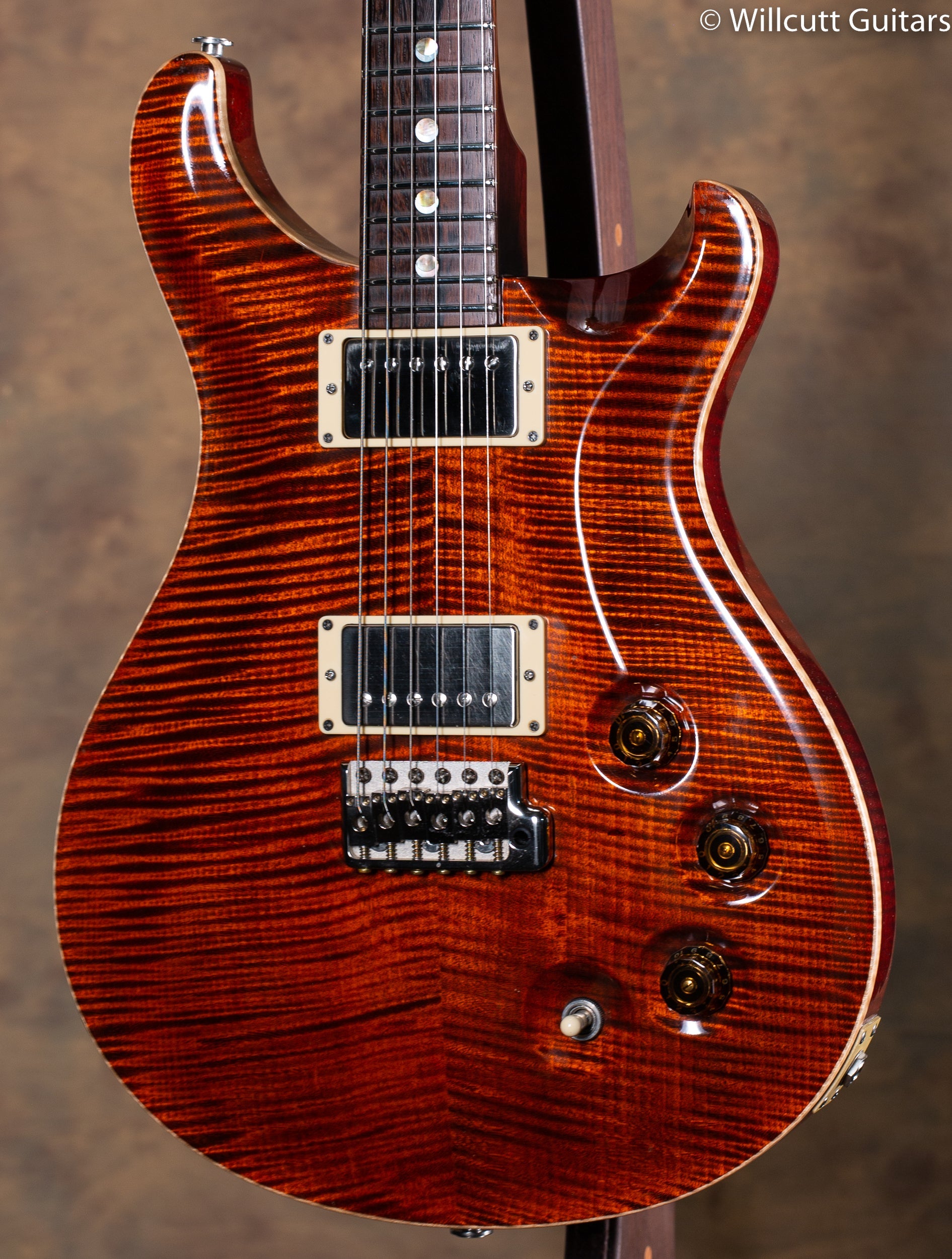 PRS Wood Library DGT Burnt Orange Dirty 100 Moons