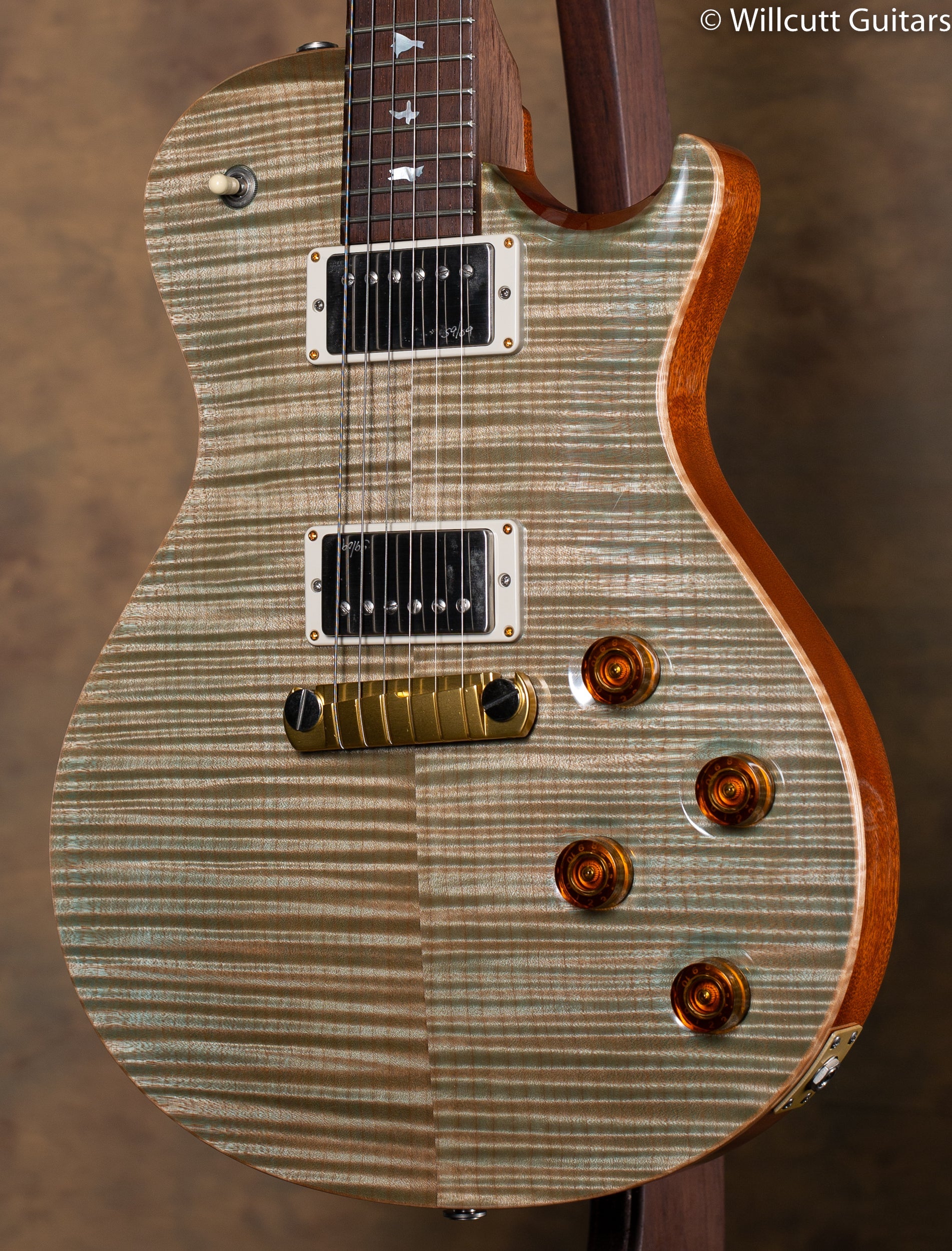 PRS Wood Library SC245 Glacier Blue Madagascar Rosewood Neck