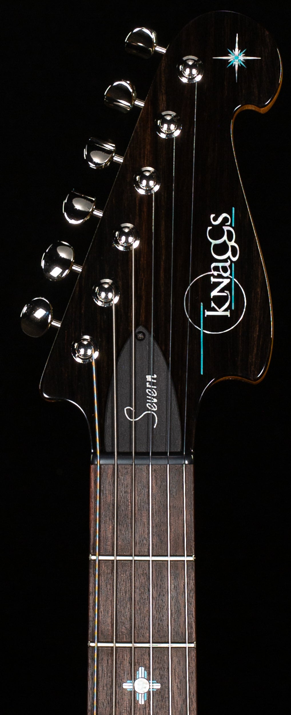 Knaggs Chesapeake Severn Trem SSS Turquoise BeachBurst 15th Anniversary "Navajo Sun" (588)