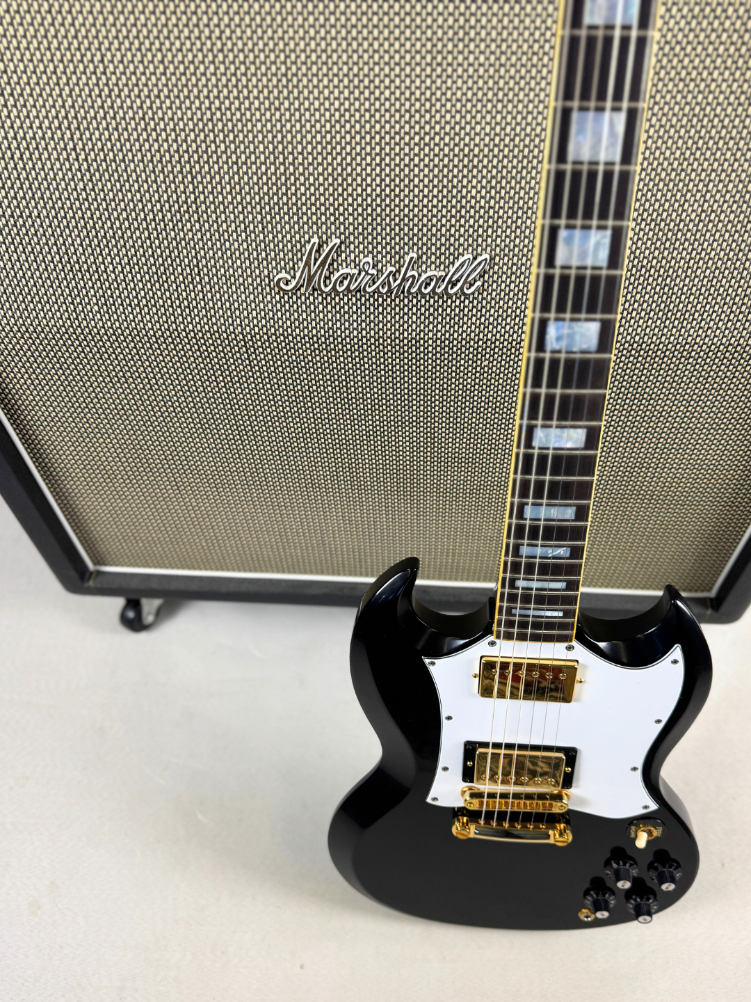 SOLD - Gibson Custom Shop SG Custom with 'Back in Black' Upgrades - USA 2022